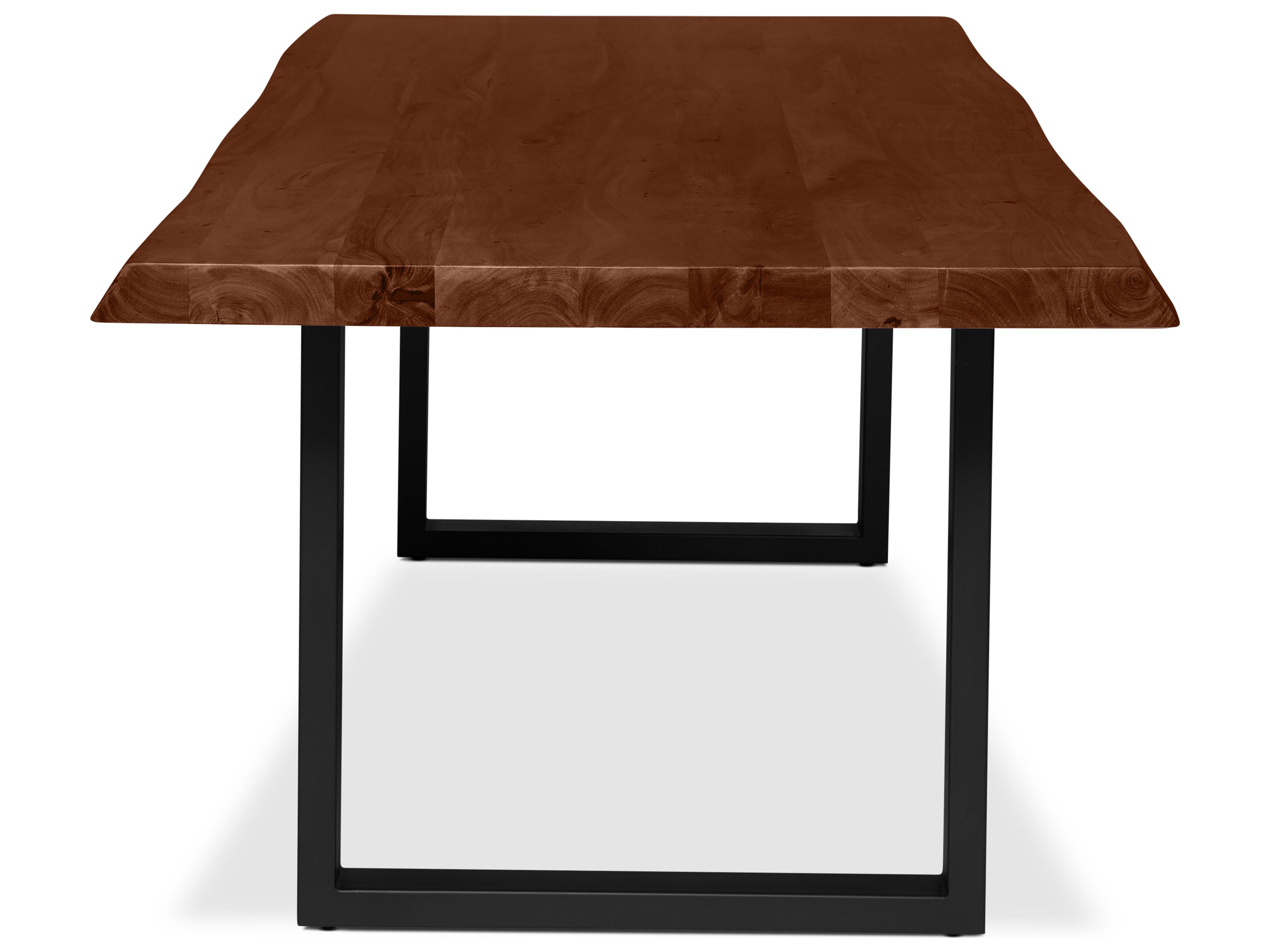 Urbia Brooks Rectangular Wood Americano Black Dining Table
