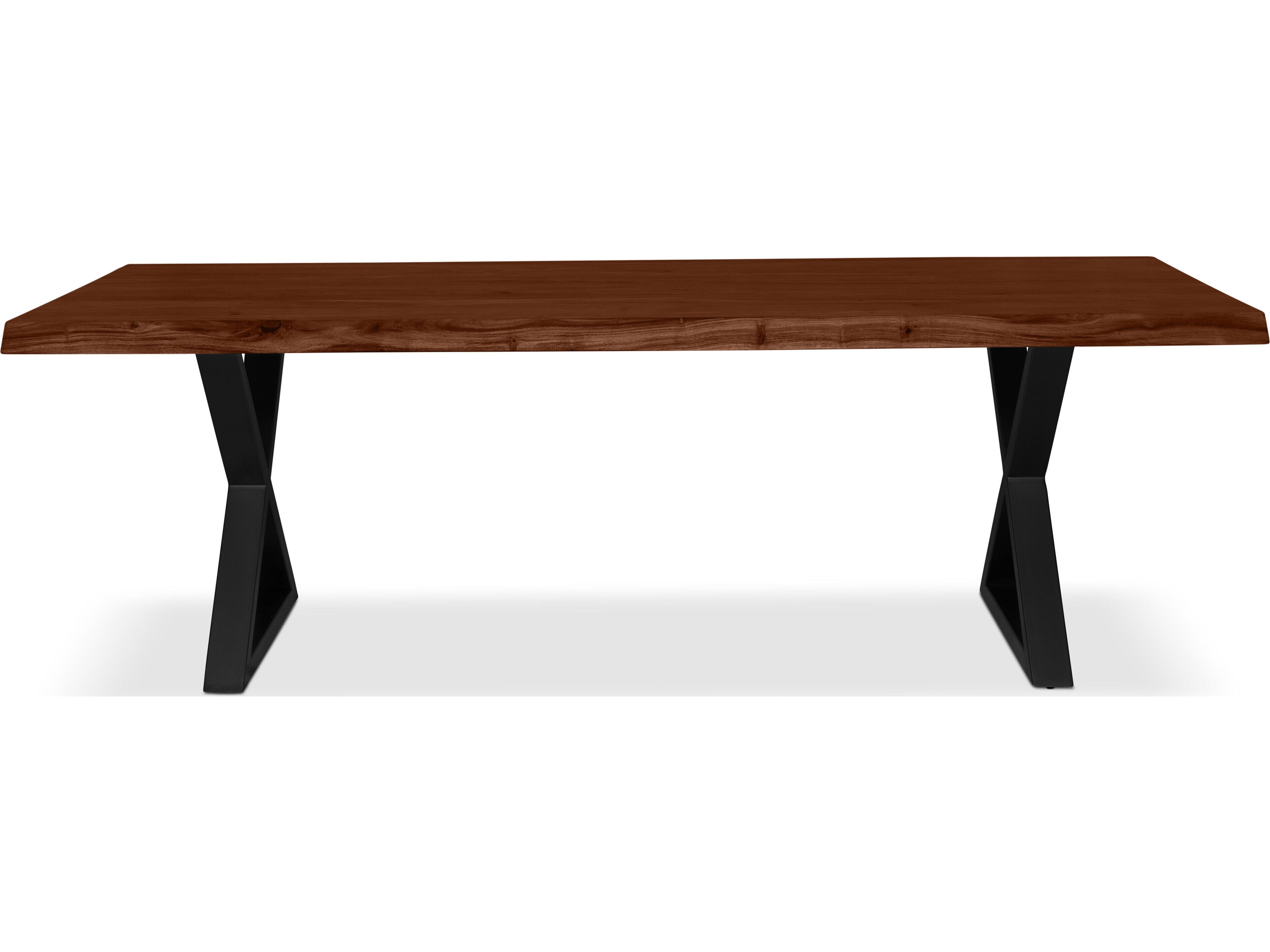 Urbia Brooks Rectangular Wood Americano Black Dining Table