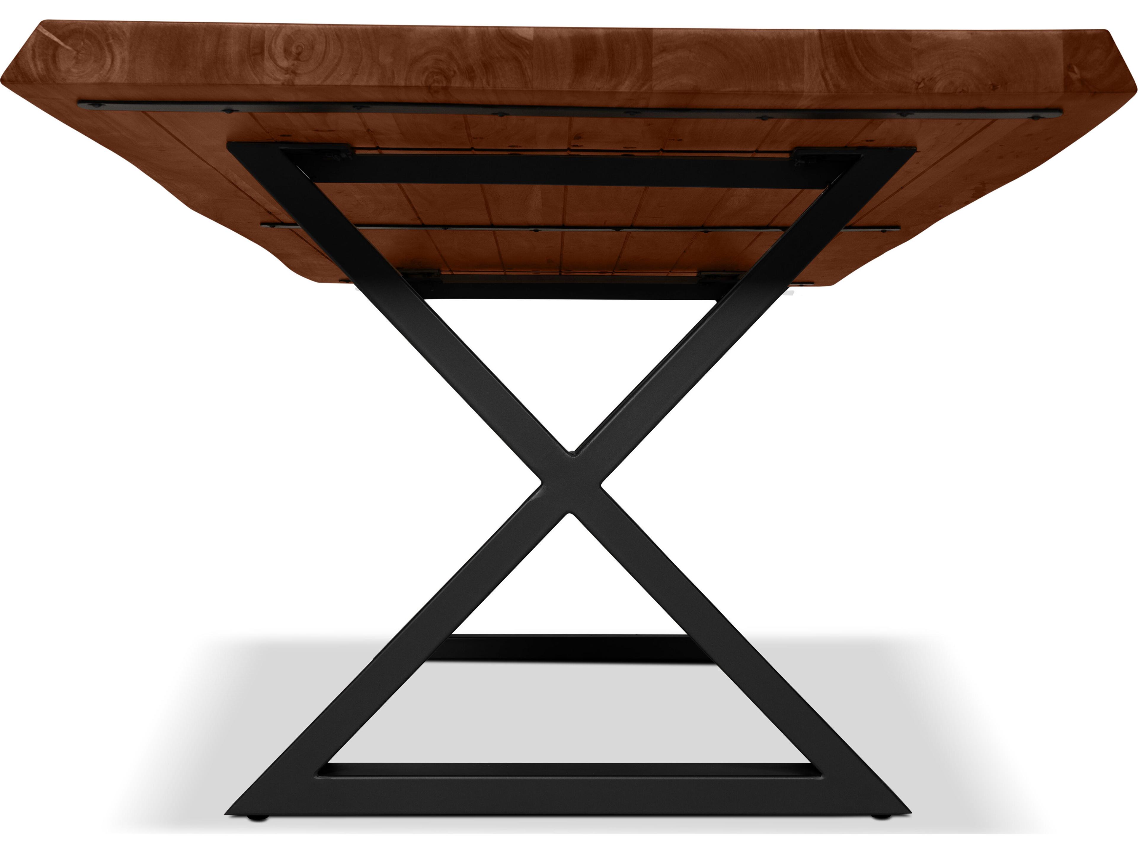 Urbia Brooks Rectangular Wood Americano Black Dining Table