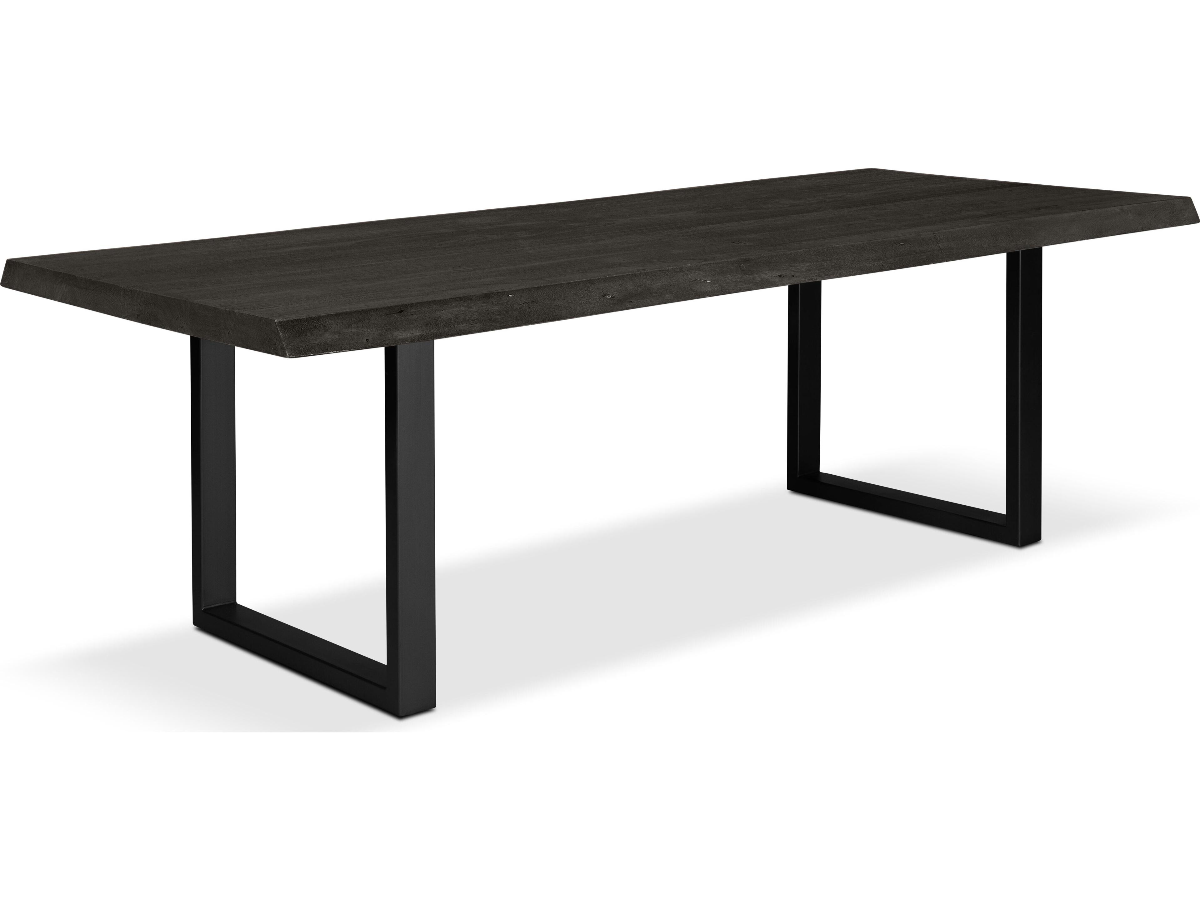 Brooks Rectangular Dining Table Ebonized Black 116 Inch