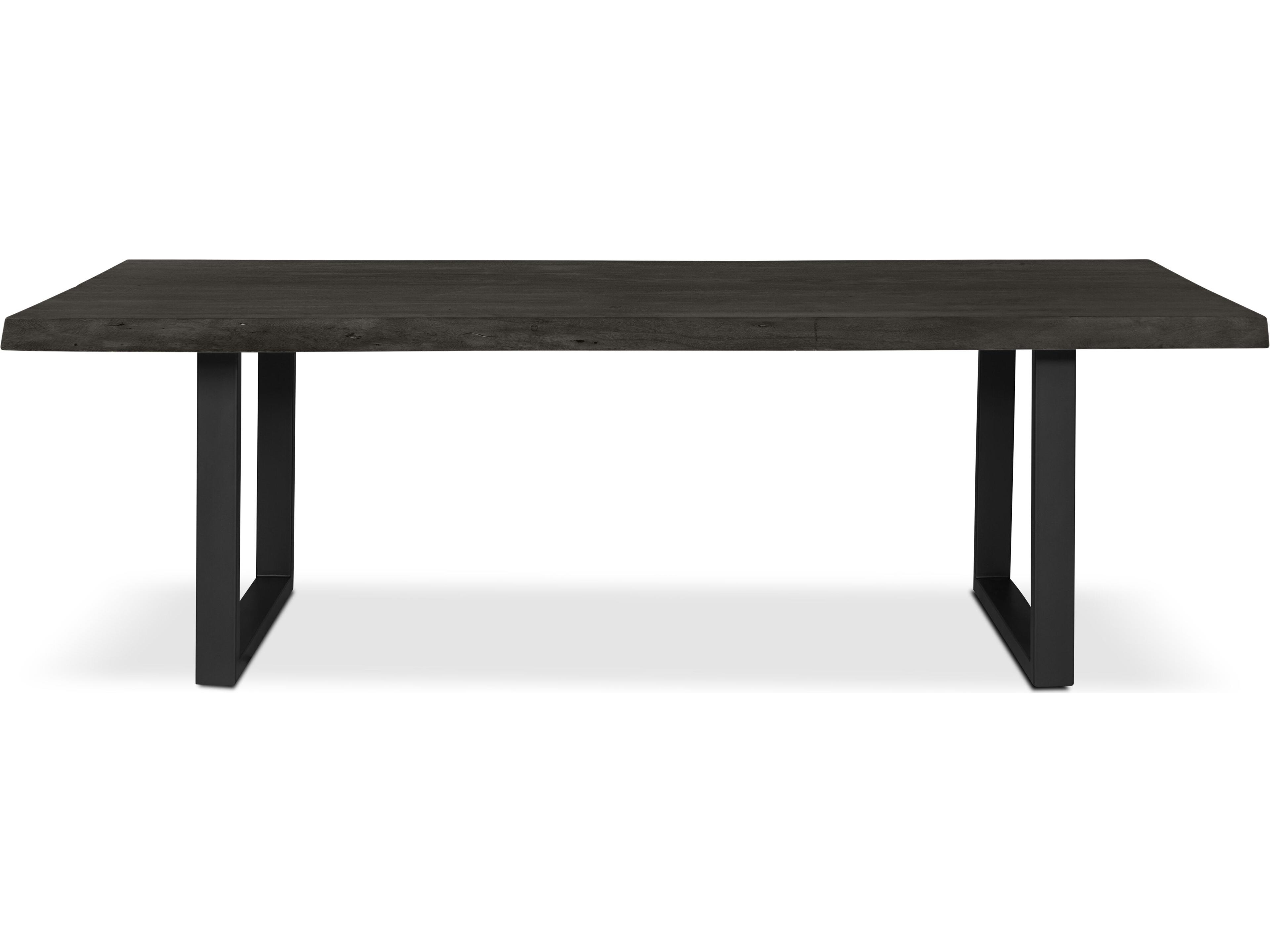 Urbia Brooks Rectangular Wood Ebonized Black Dining Table
