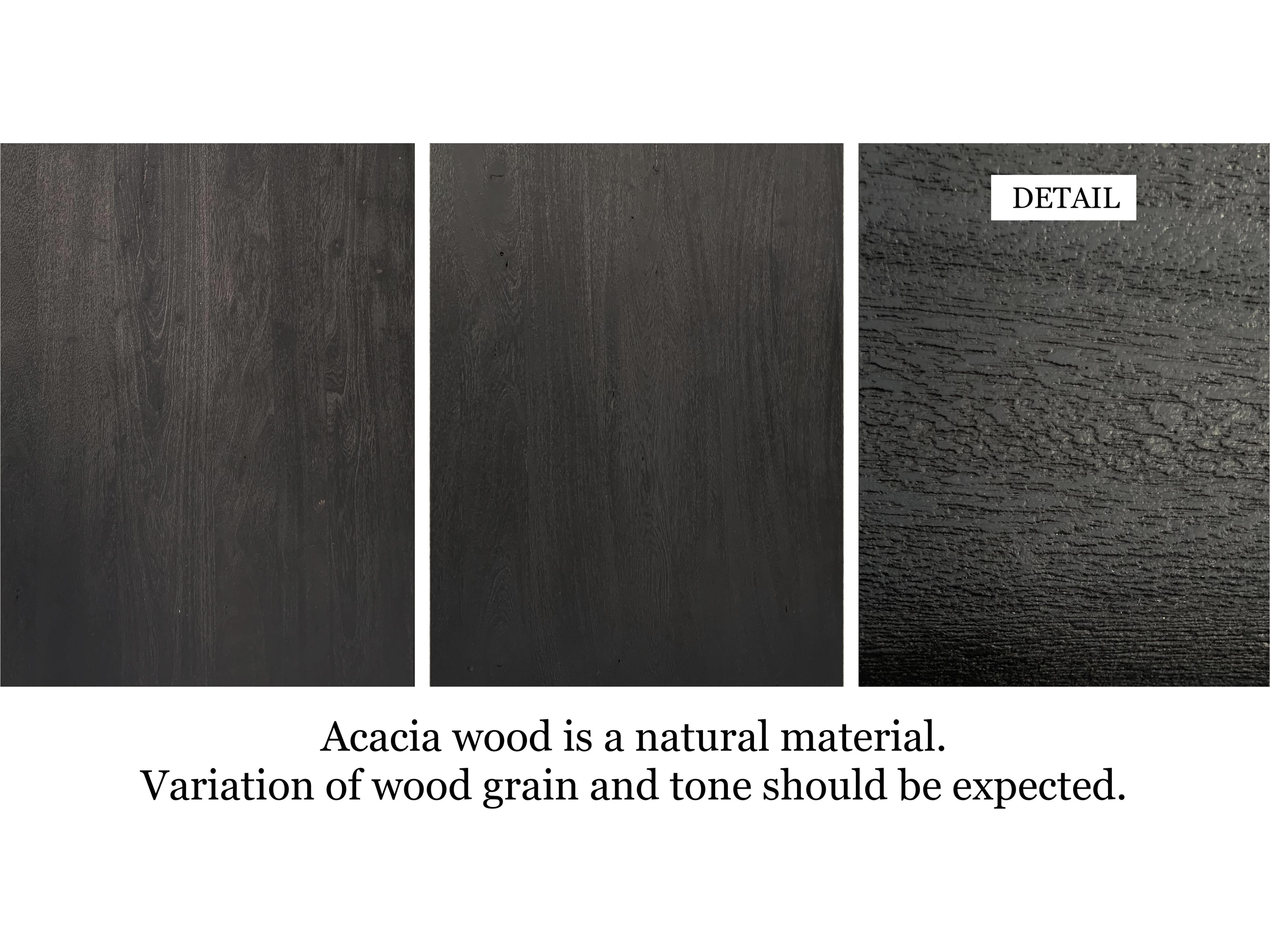 Urbia Brooks Rectangular Wood Ebonized Black Dining Table