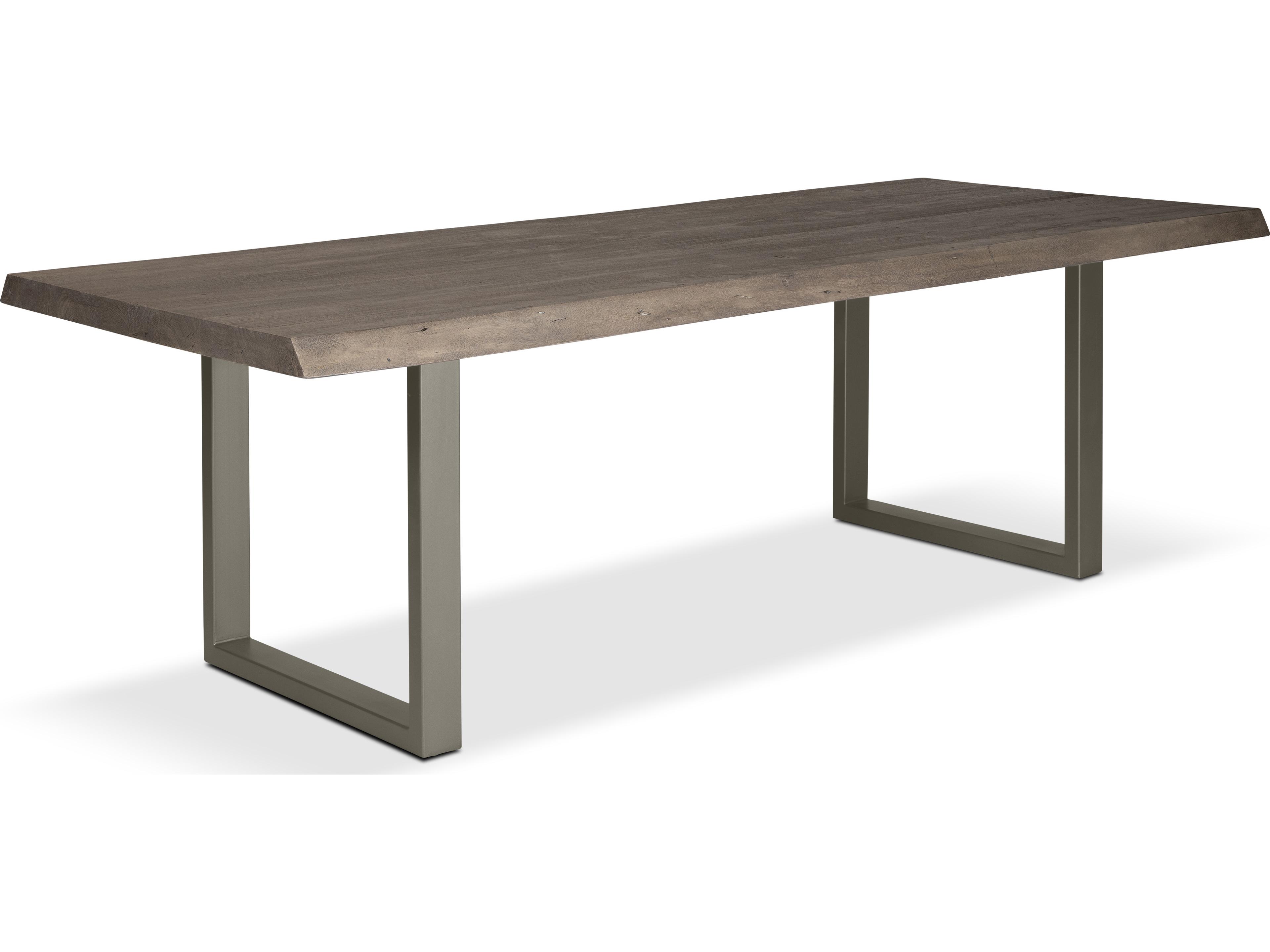 Brooks Dining Table 116 Inch Sandblasted Grey