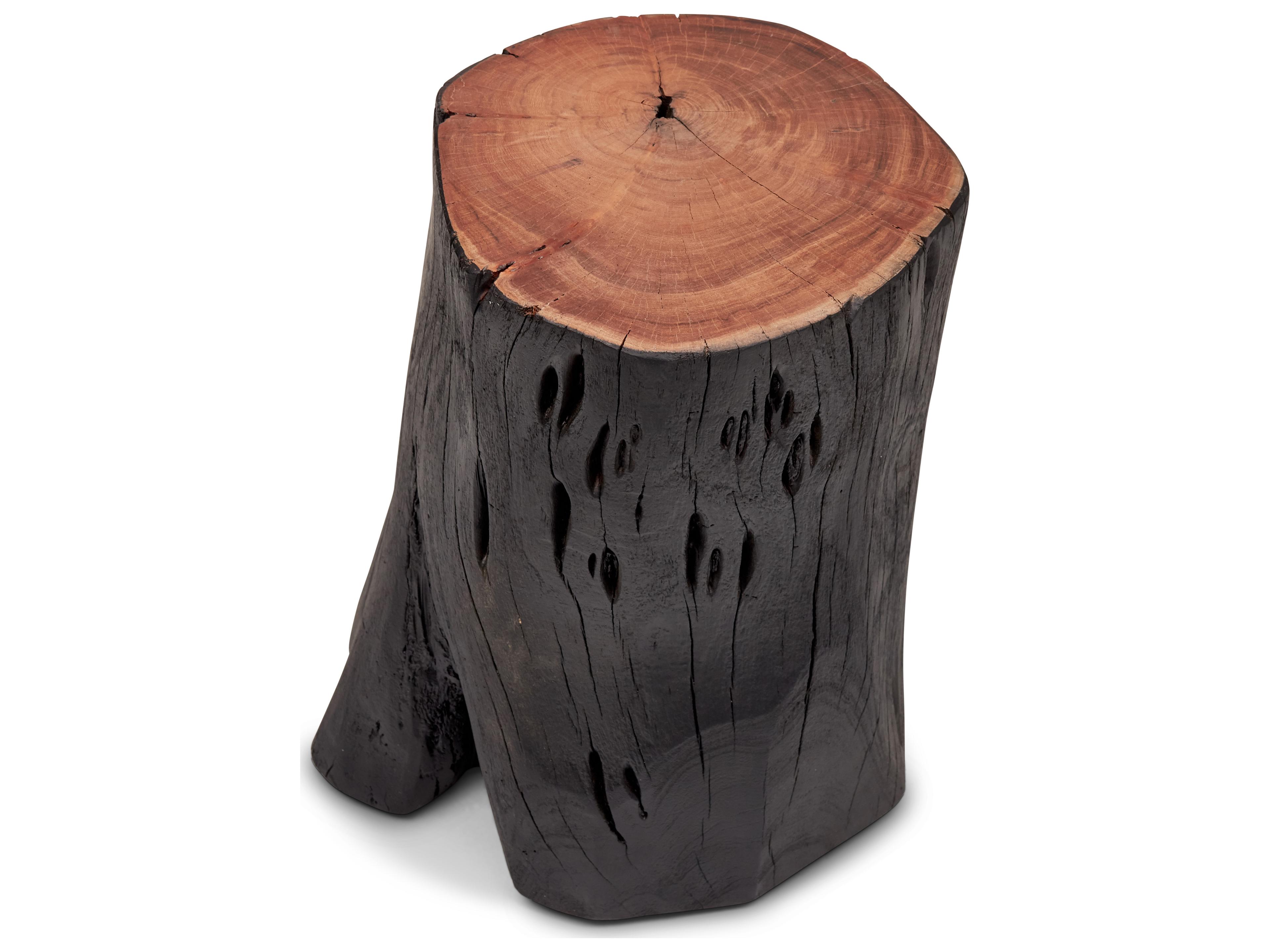 Urbia Brooks Round Wood Ebonized End Table