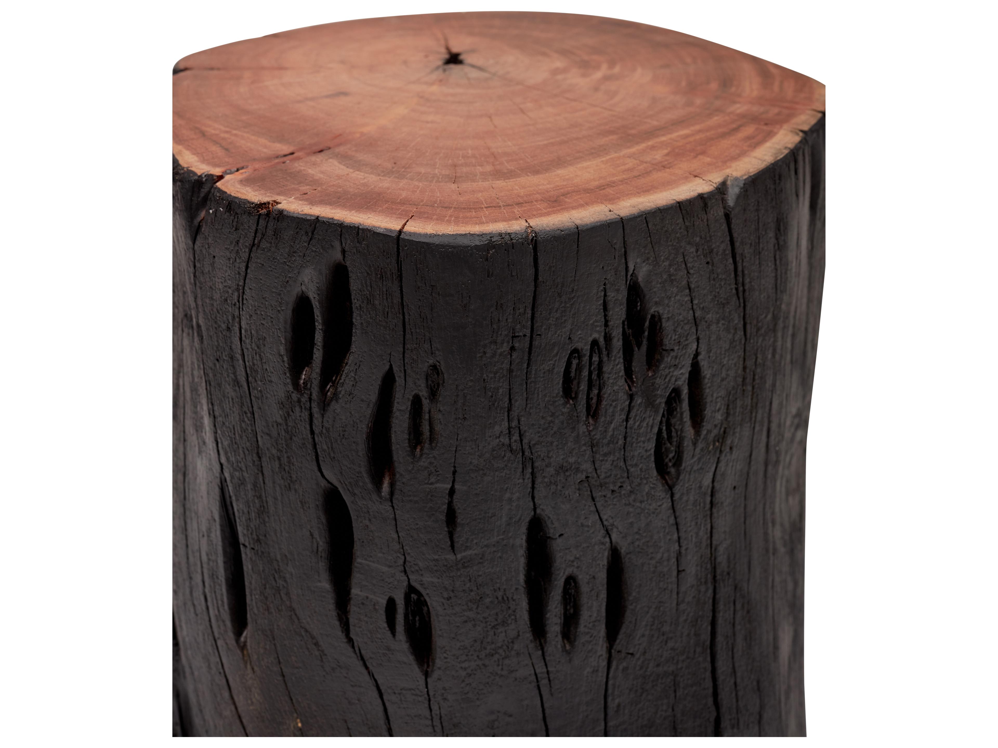 Urbia Brooks Round Wood Ebonized End Table