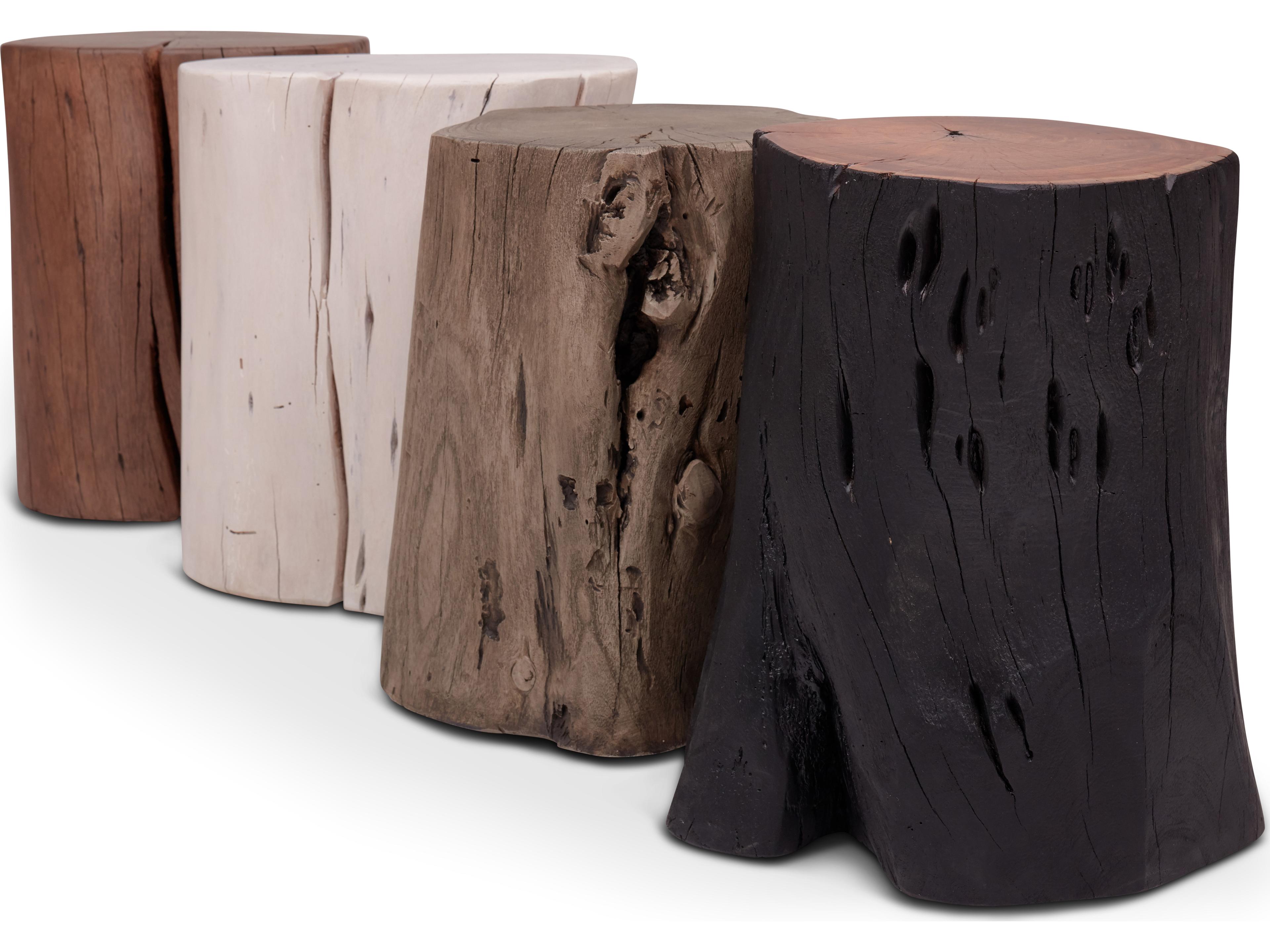 Urbia Brooks Round Wood Ebonized End Table