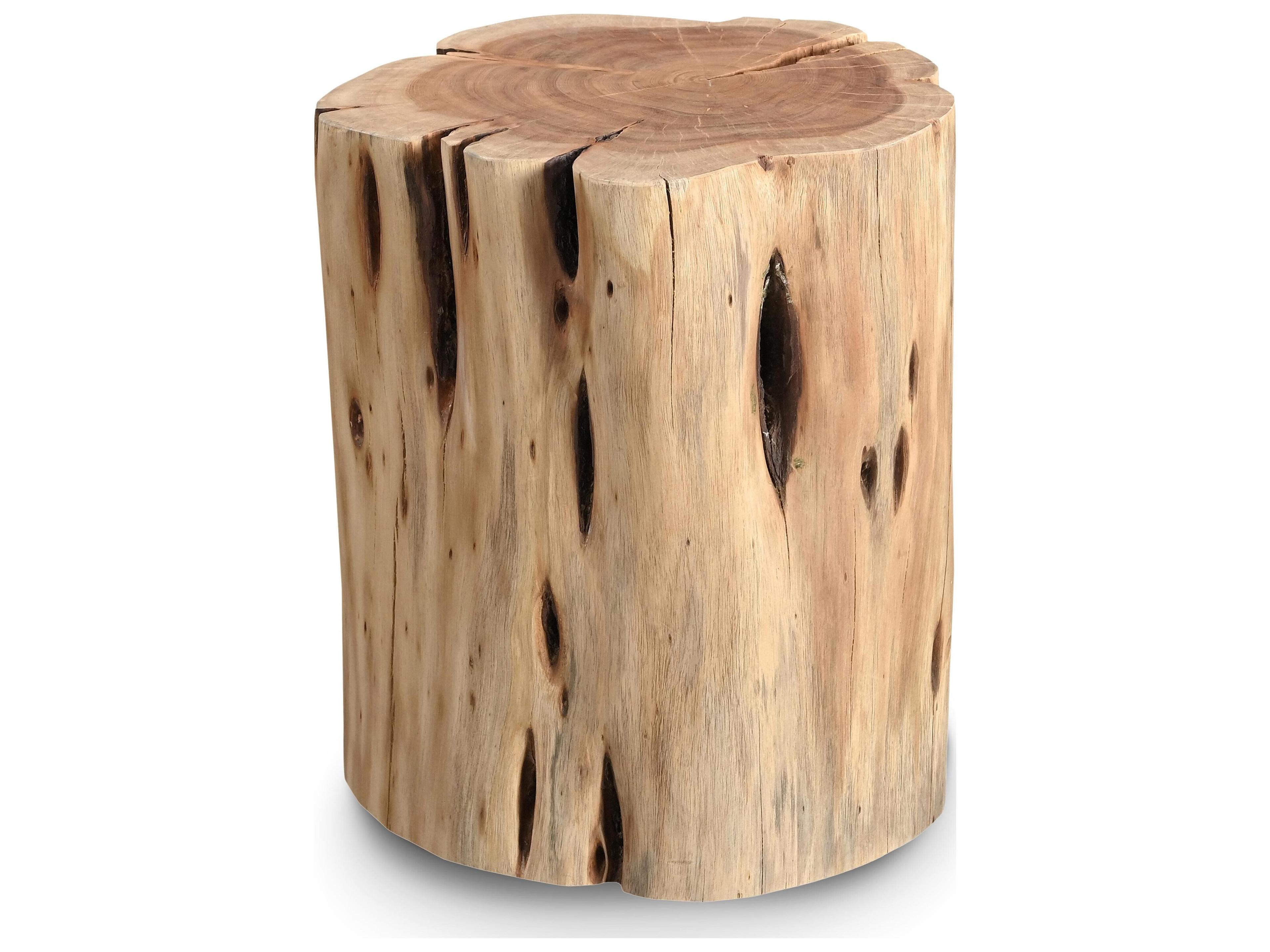 Urbia Brooks Teak Brown Accent Stool