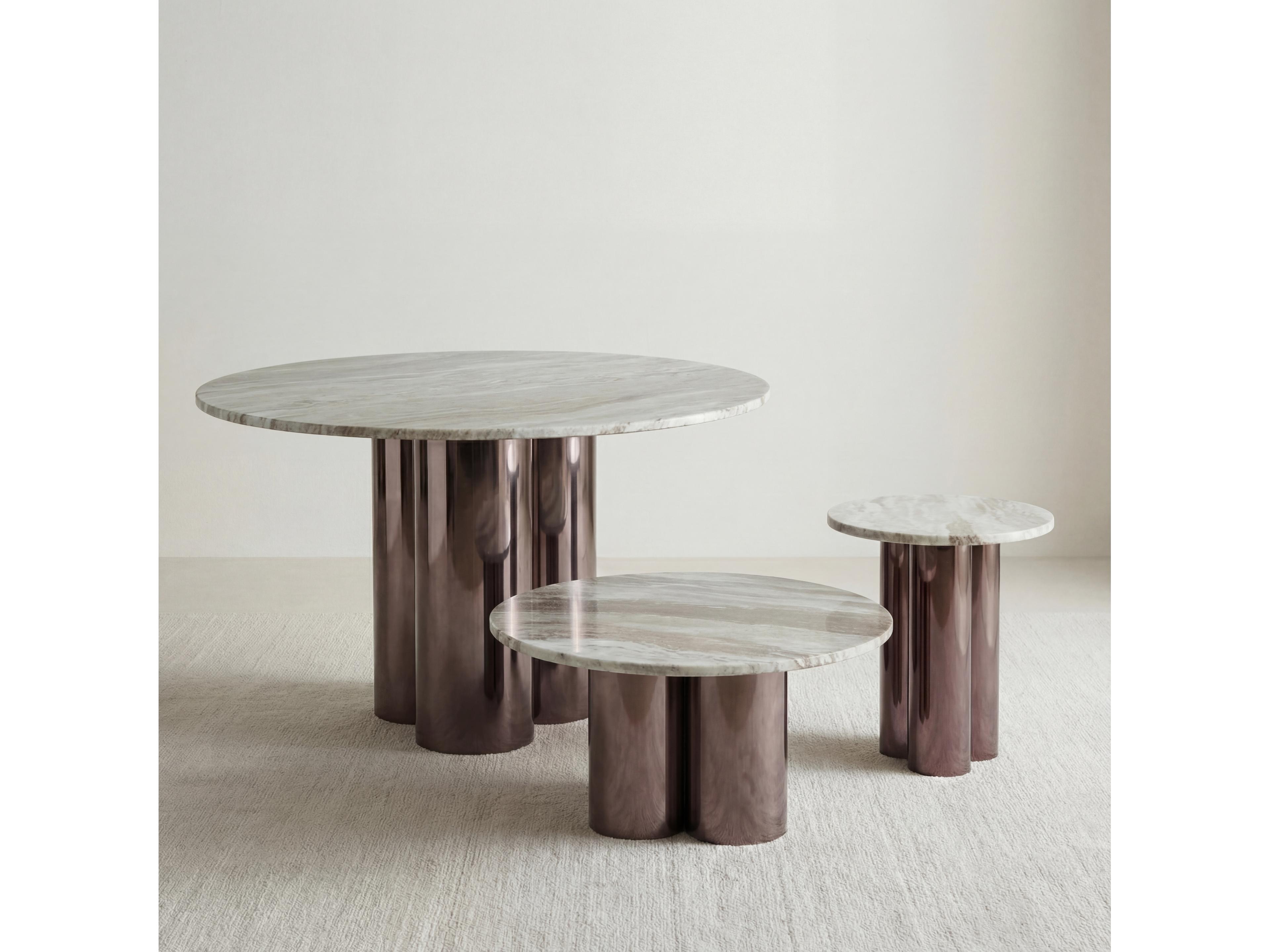 Urbia Marbelle Martie Round Marble Dining Table