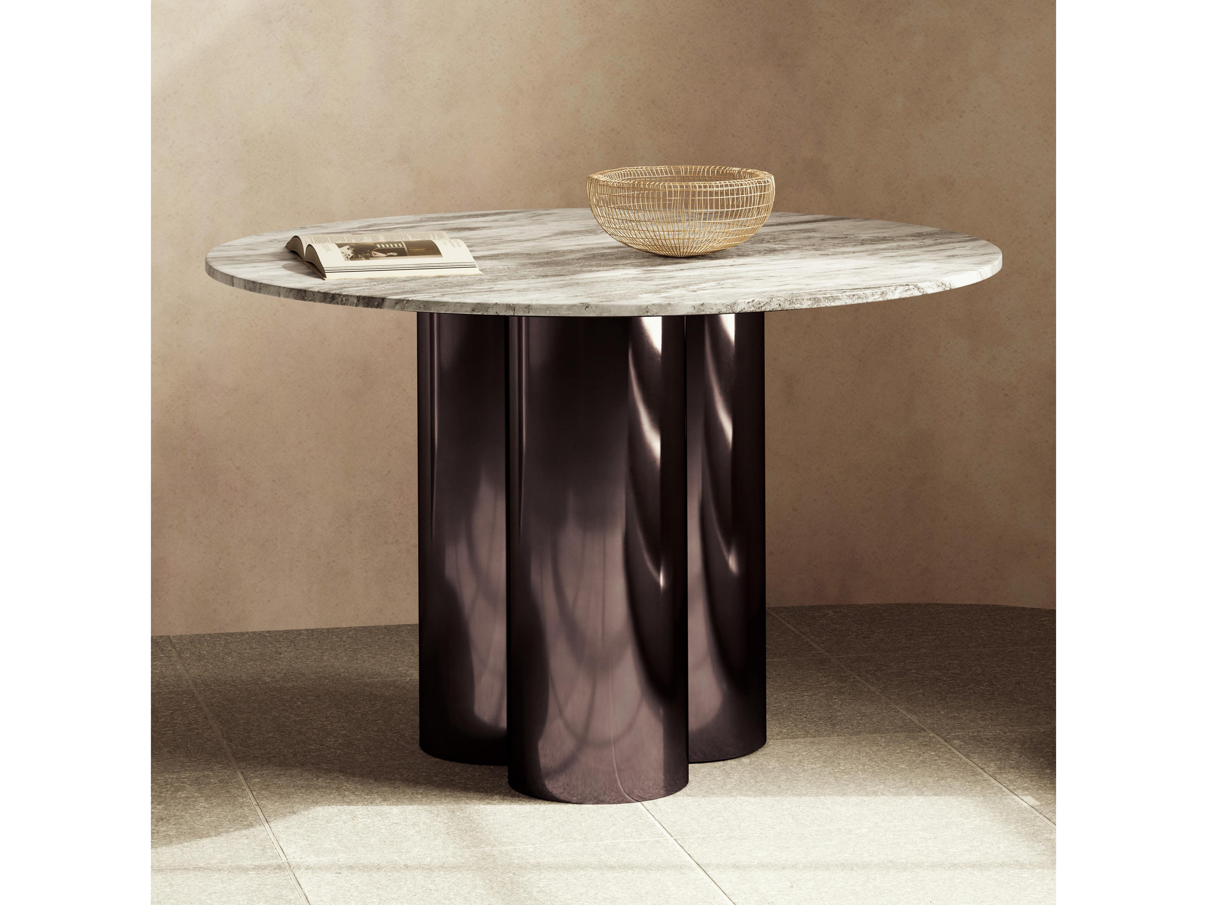Urbia Marbelle Martie Round Marble Dining Table