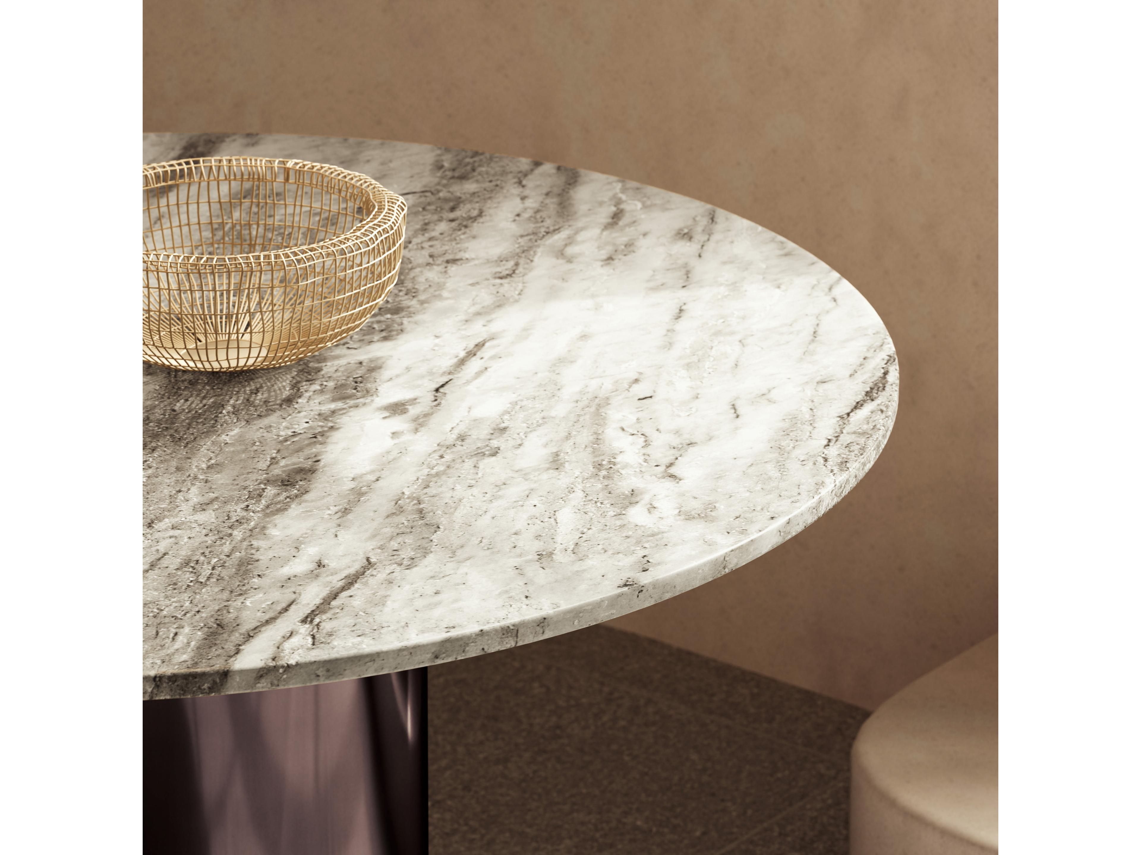 Urbia Marbelle Martie Round Marble Dining Table