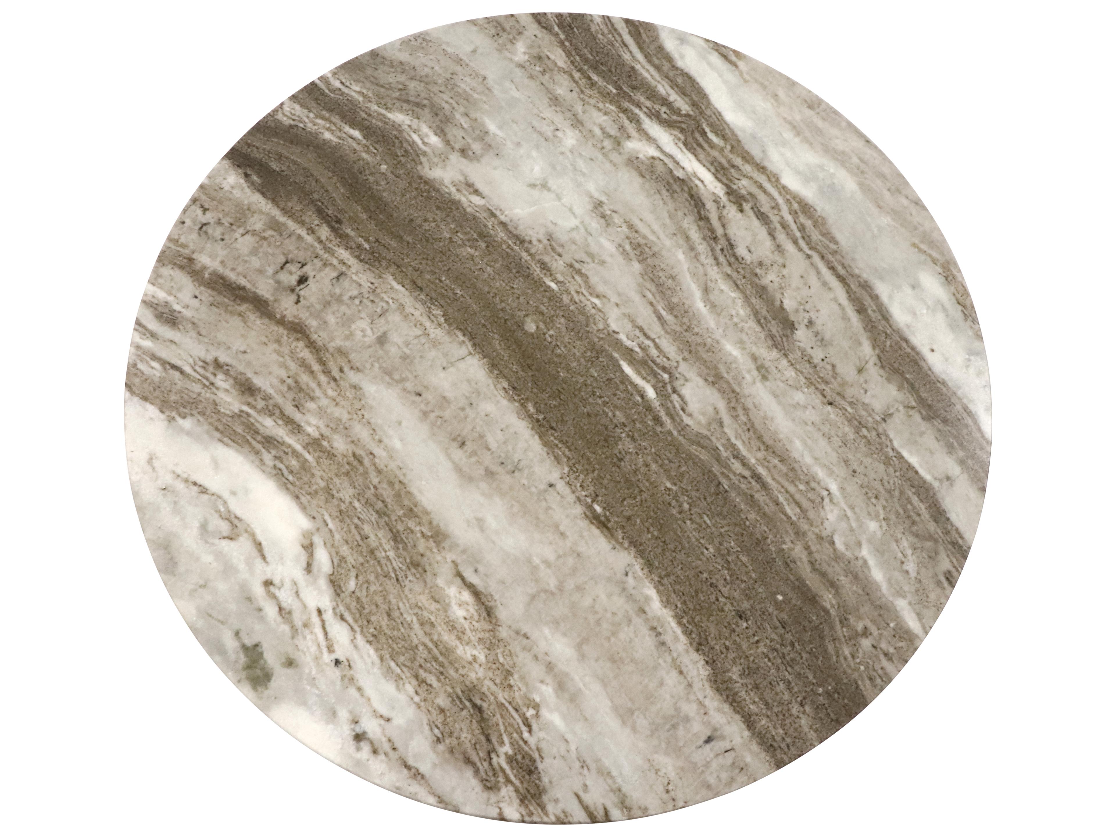 Urbia Marbelle Round Marble Martie End Table