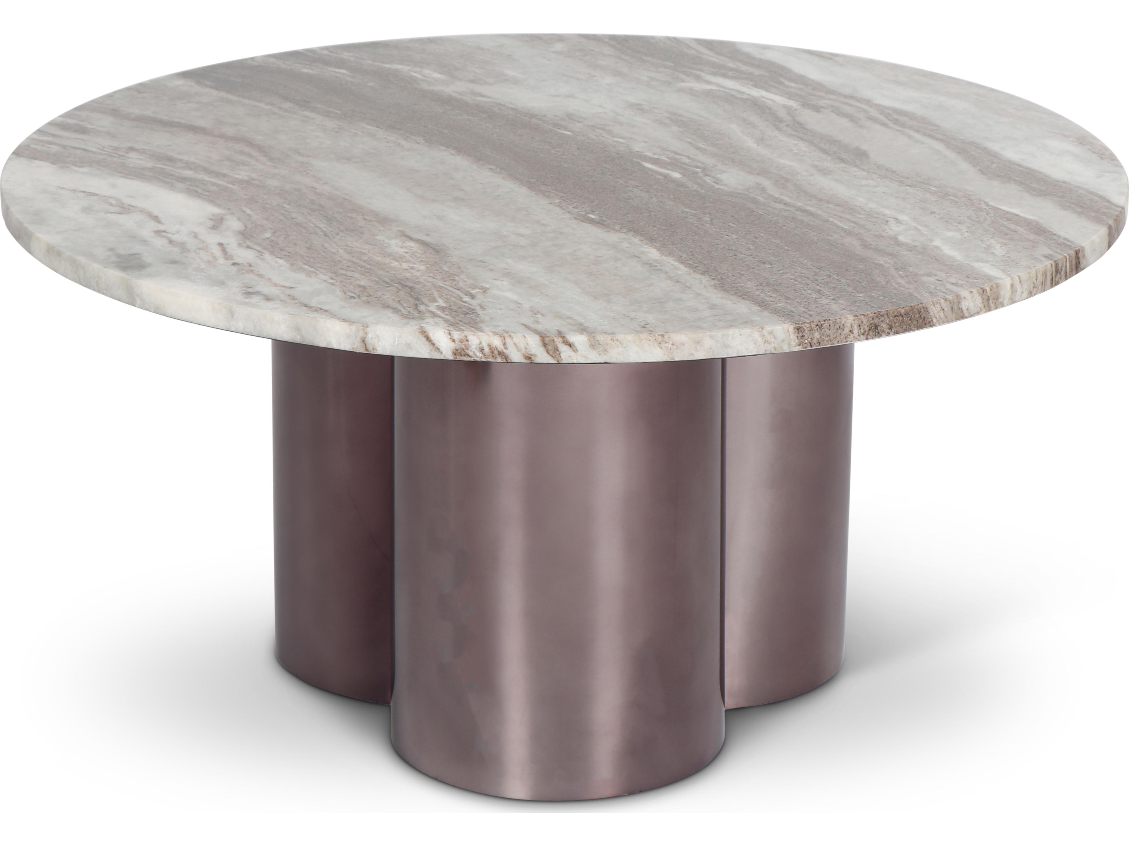 Marbelle Round Marble Martie Coffee Table