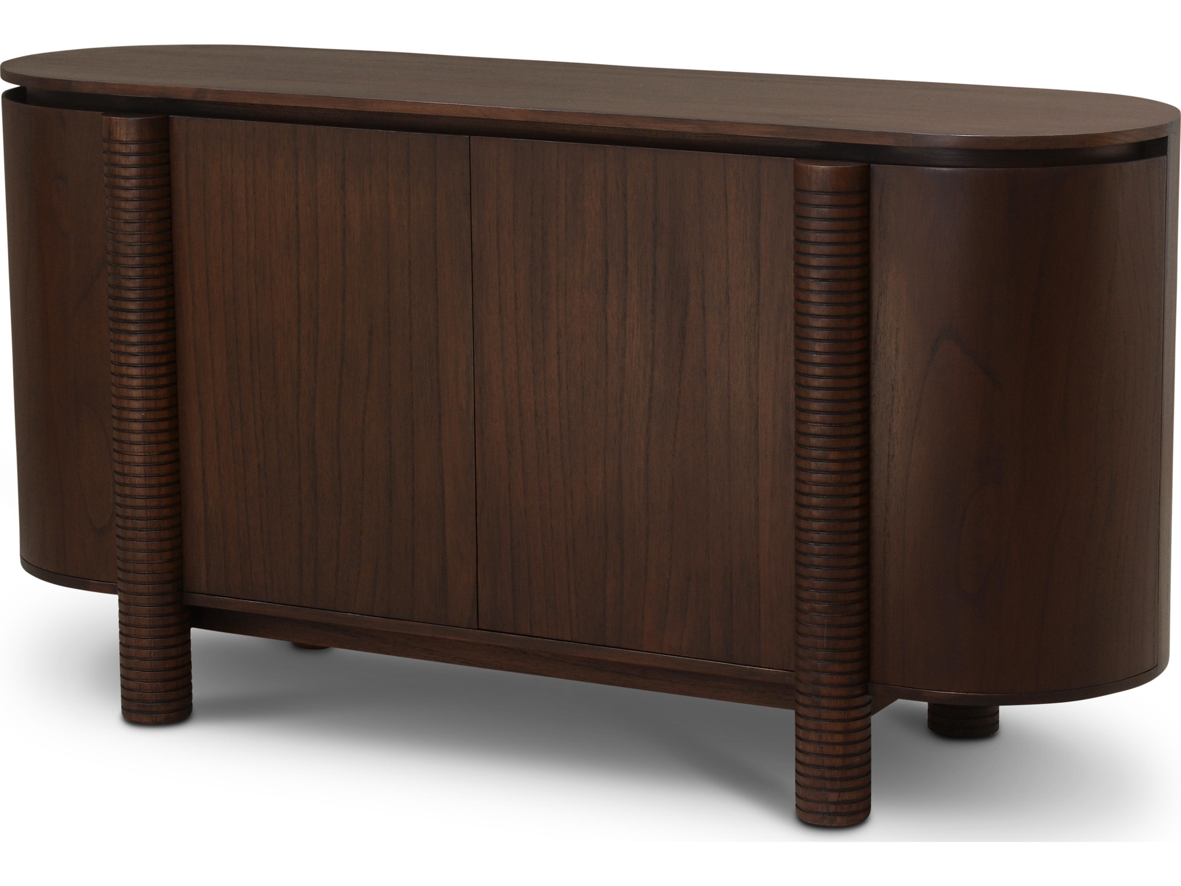 Luna 63" Mindi Wood Roasted Coffee Sideboard
