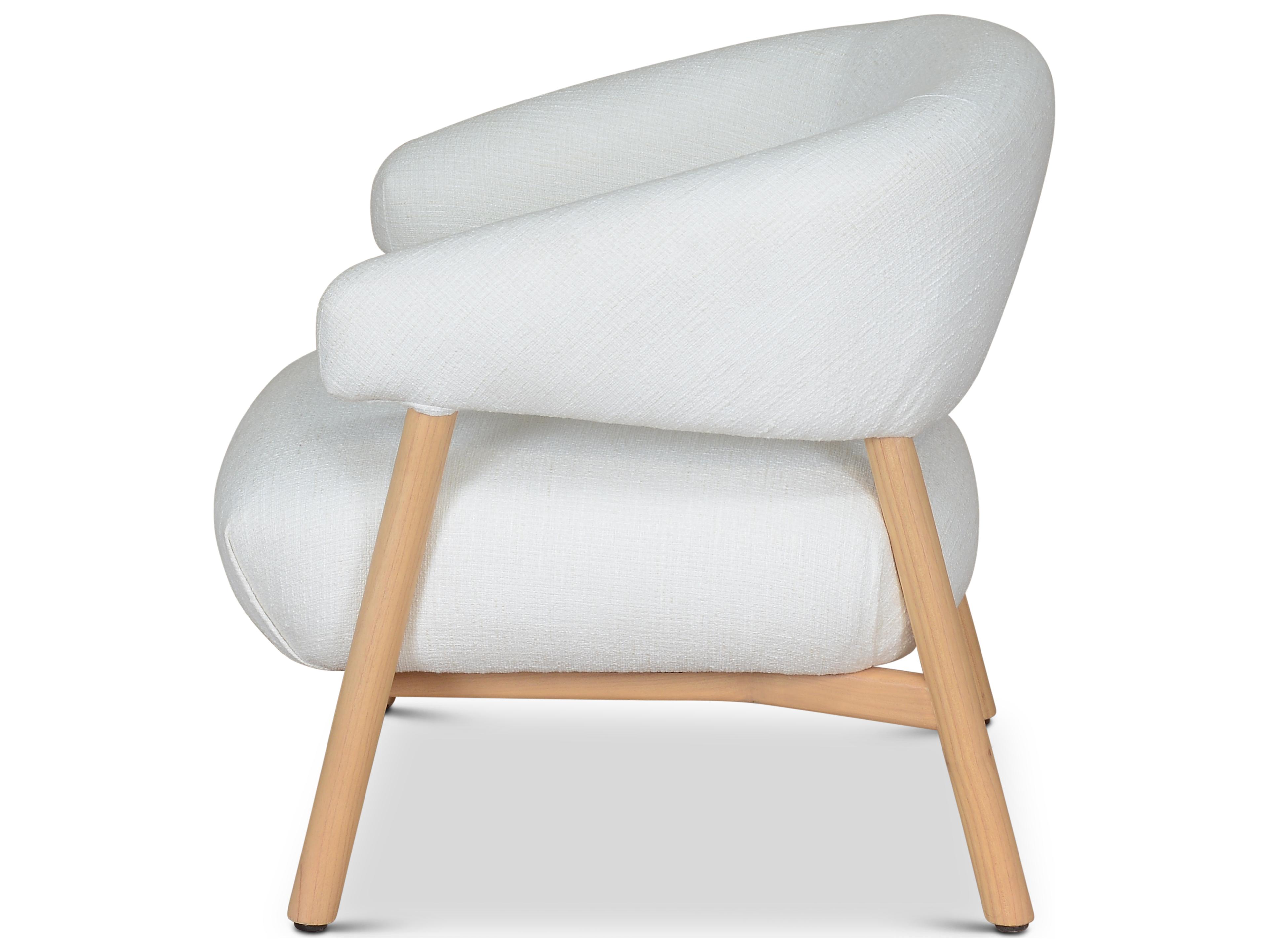 Urbia Mandy White Accent Chair