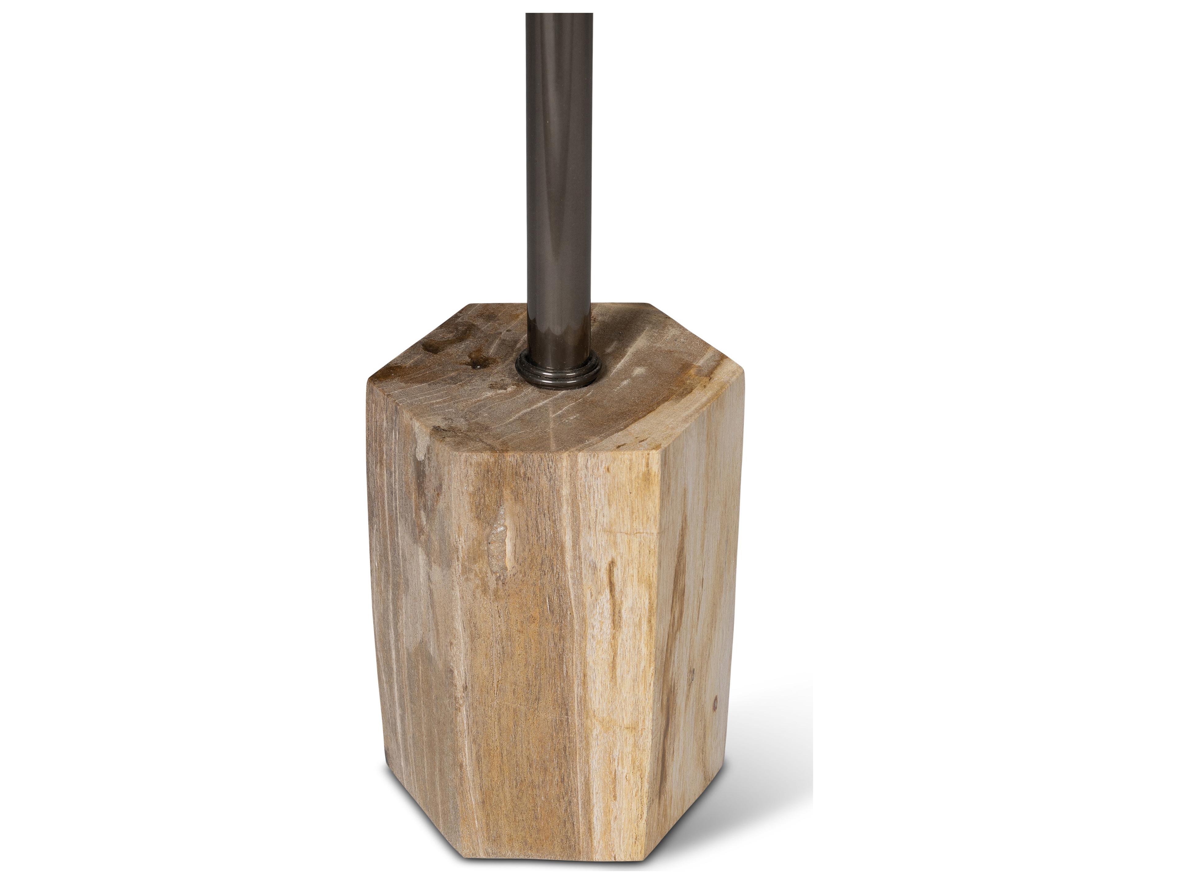 Urbia Relique Dinah Drink Table Nickel Frame Natural Light Top