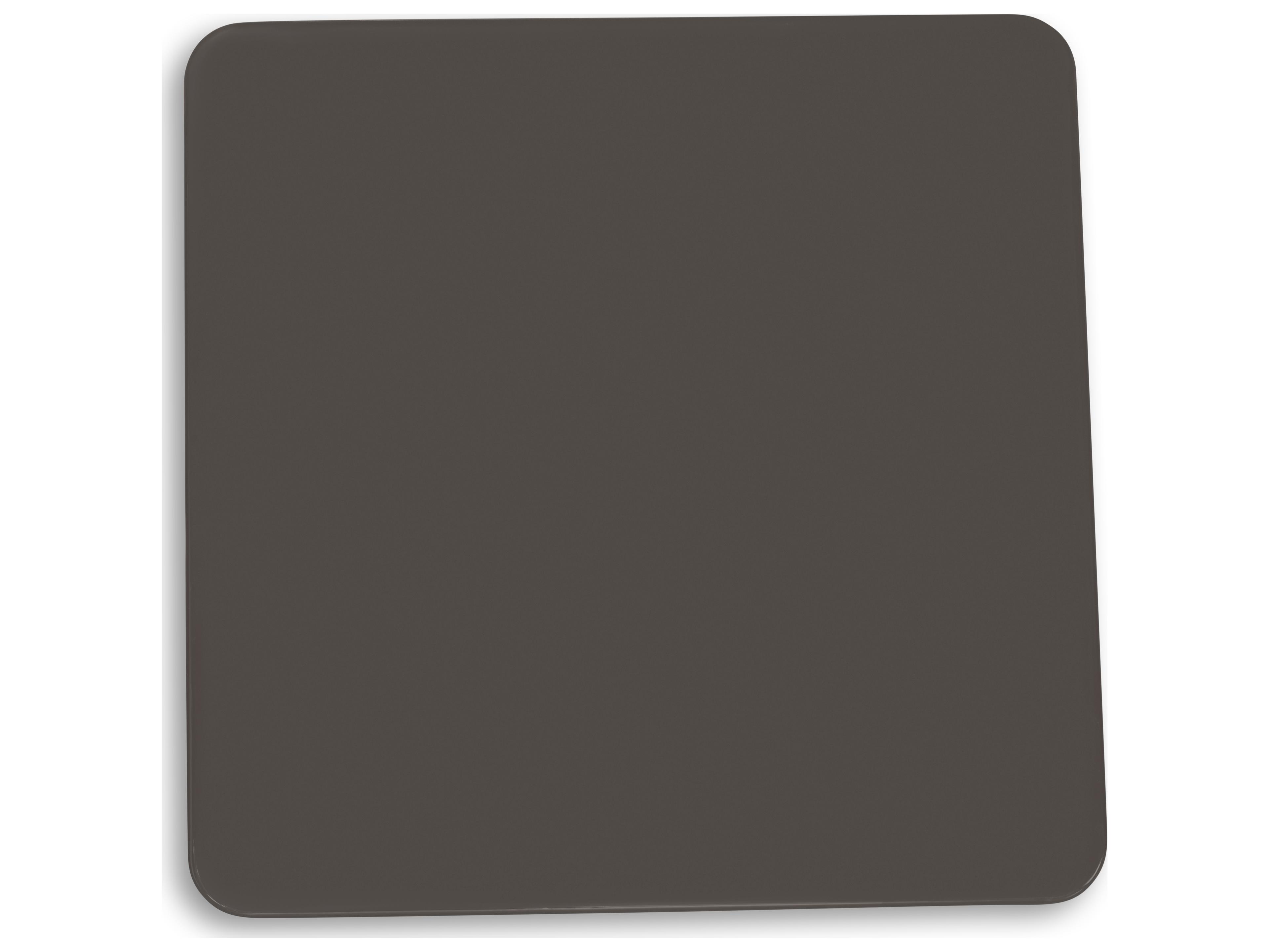 Urbia Alessia Square Metal Deep Umber Brown Coffee Table