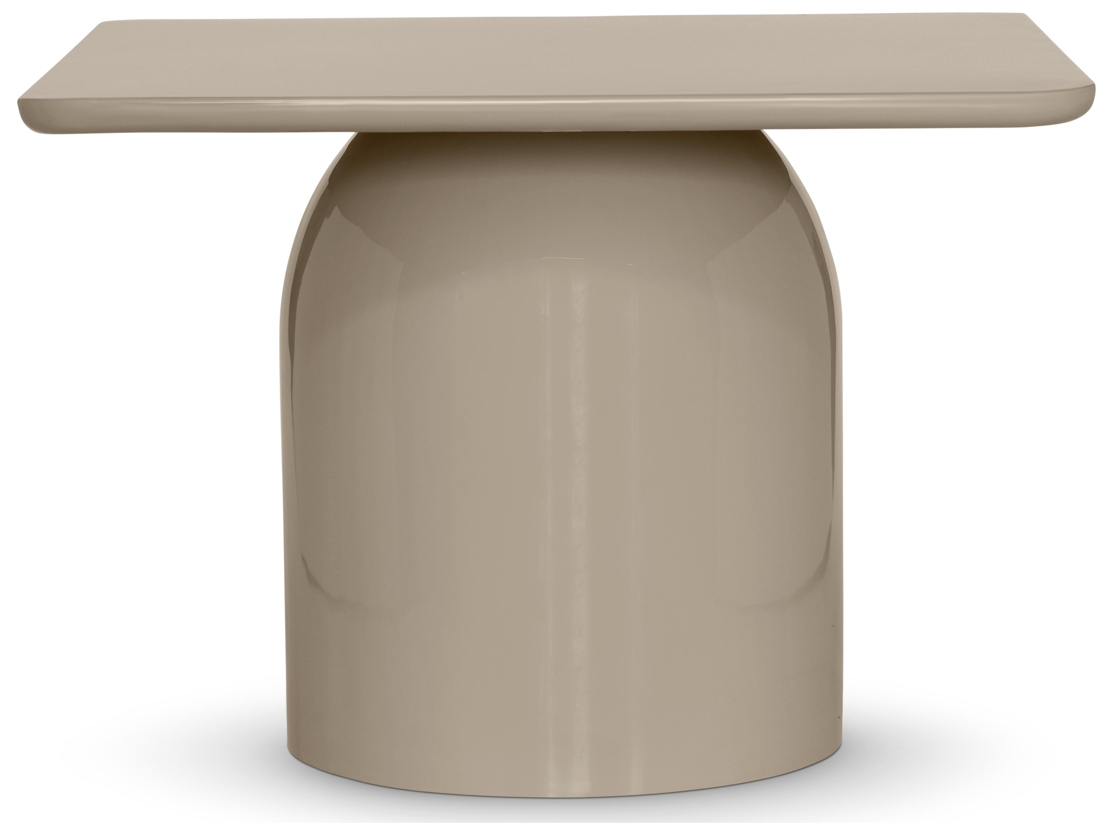 Urbia Alessia Square Metal Latte Taupe Coffee Table