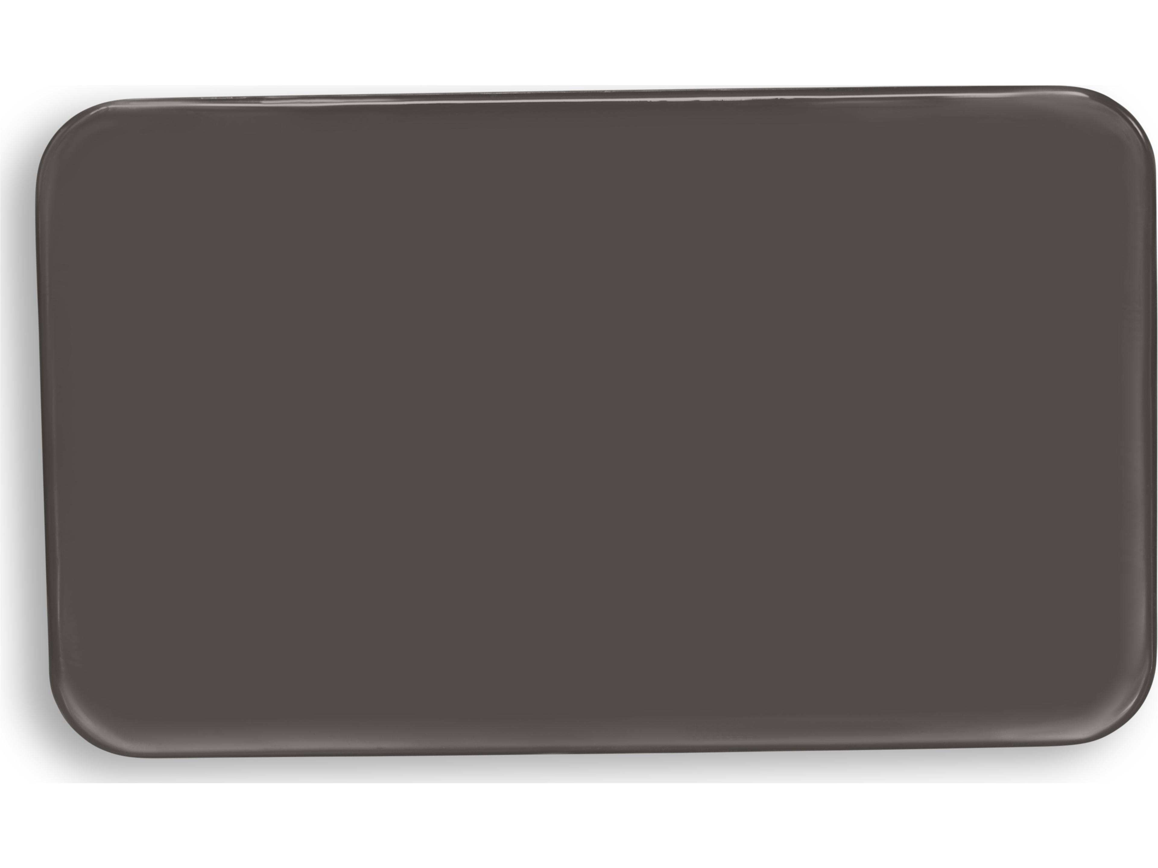 Urbia Alessia Rectangular Metal Deep Umber Brown End Table