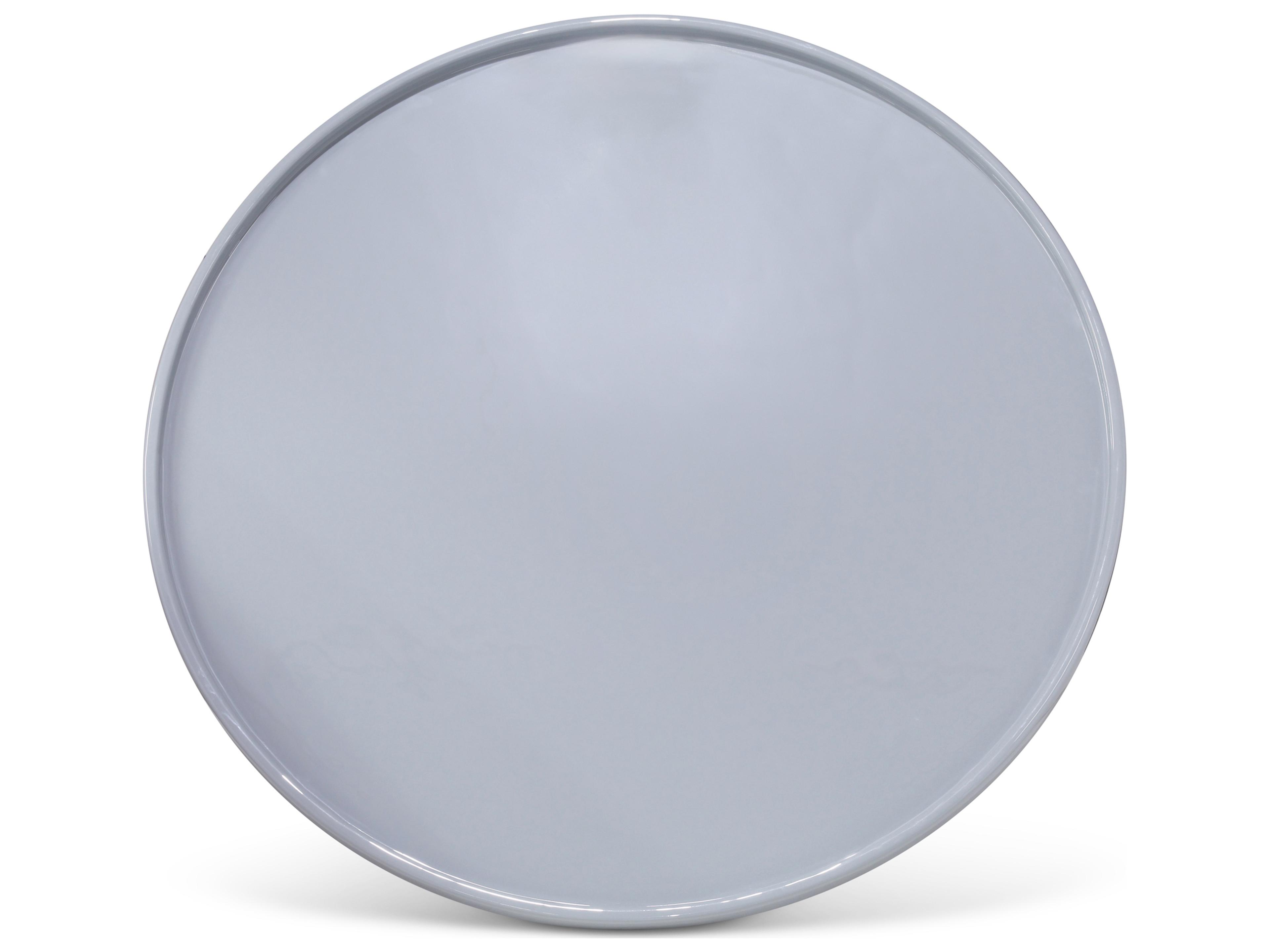 Urbia Eclat Round Metal Pearl Blue Coffee Table