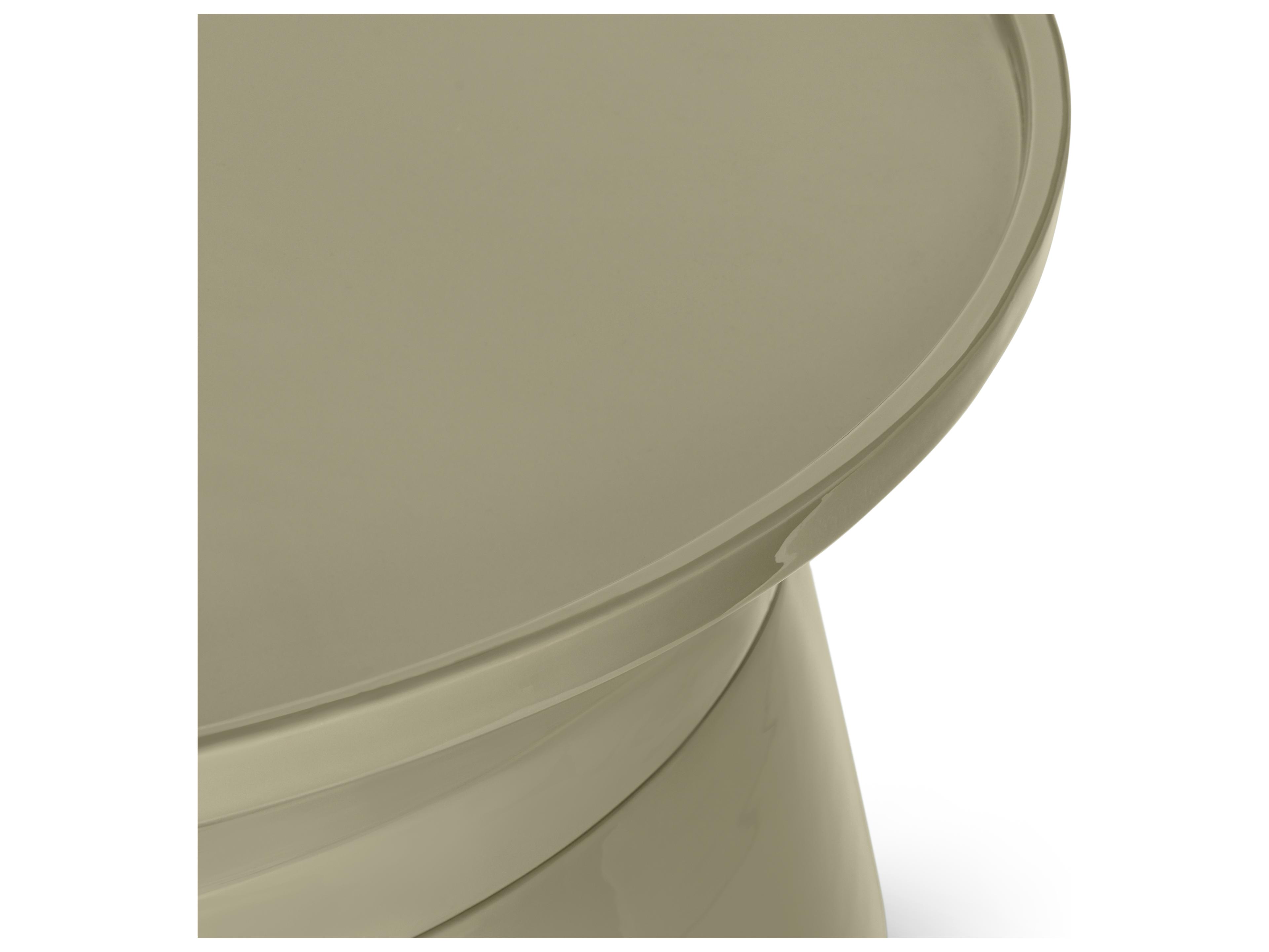 Urbia Sabine Round Metal Sage Green Coffee Table