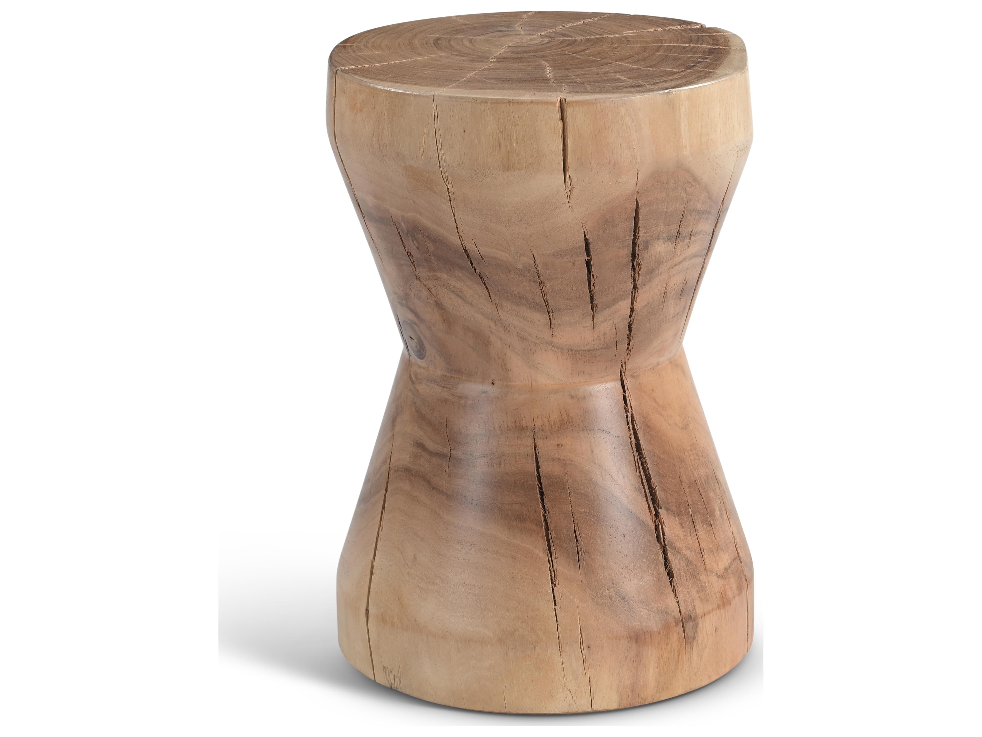 Naturals Patcharee Natural Brown Accent Stool