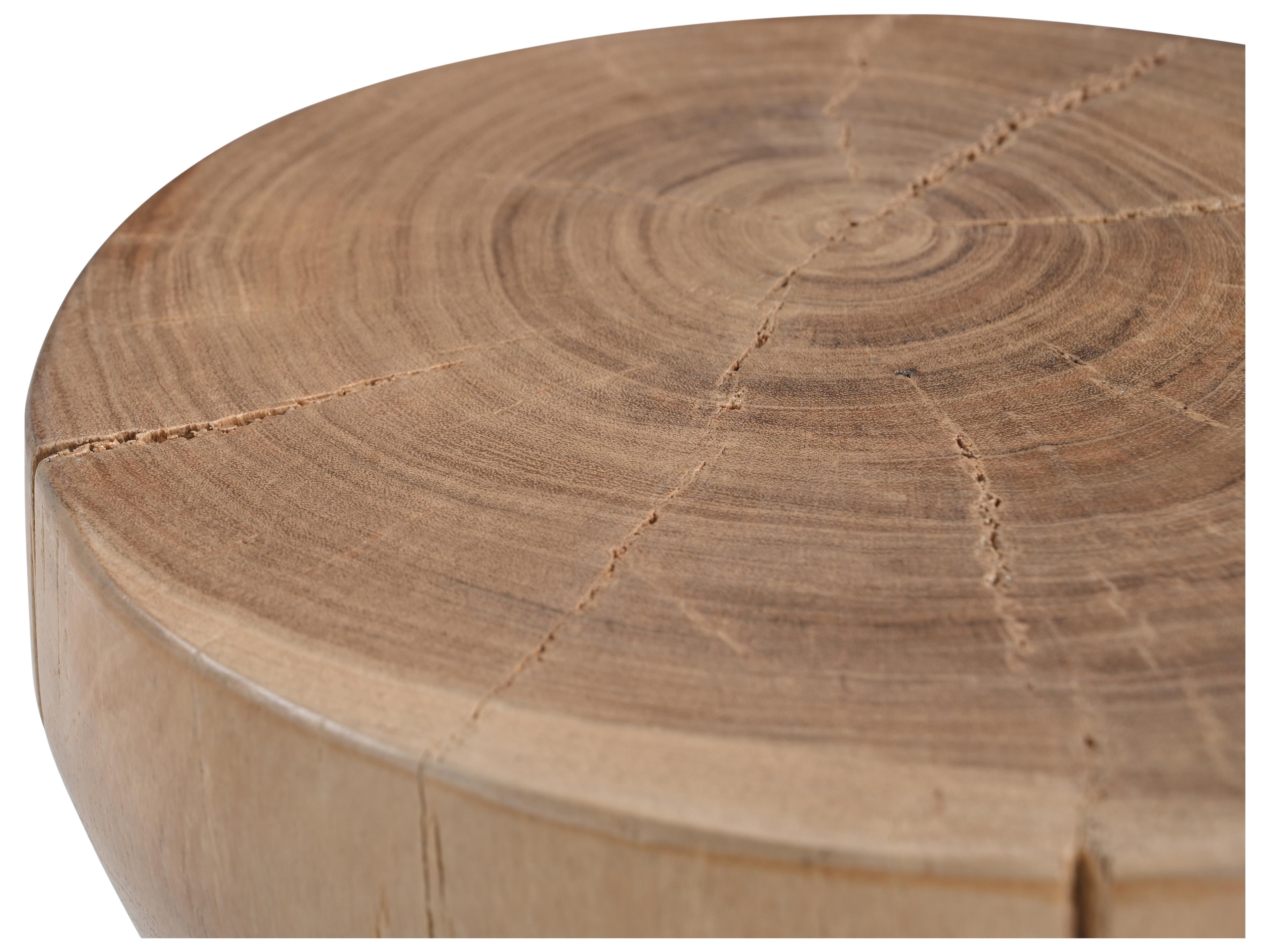 Urbia Naturals Patcharee Natural Brown Accent Stool