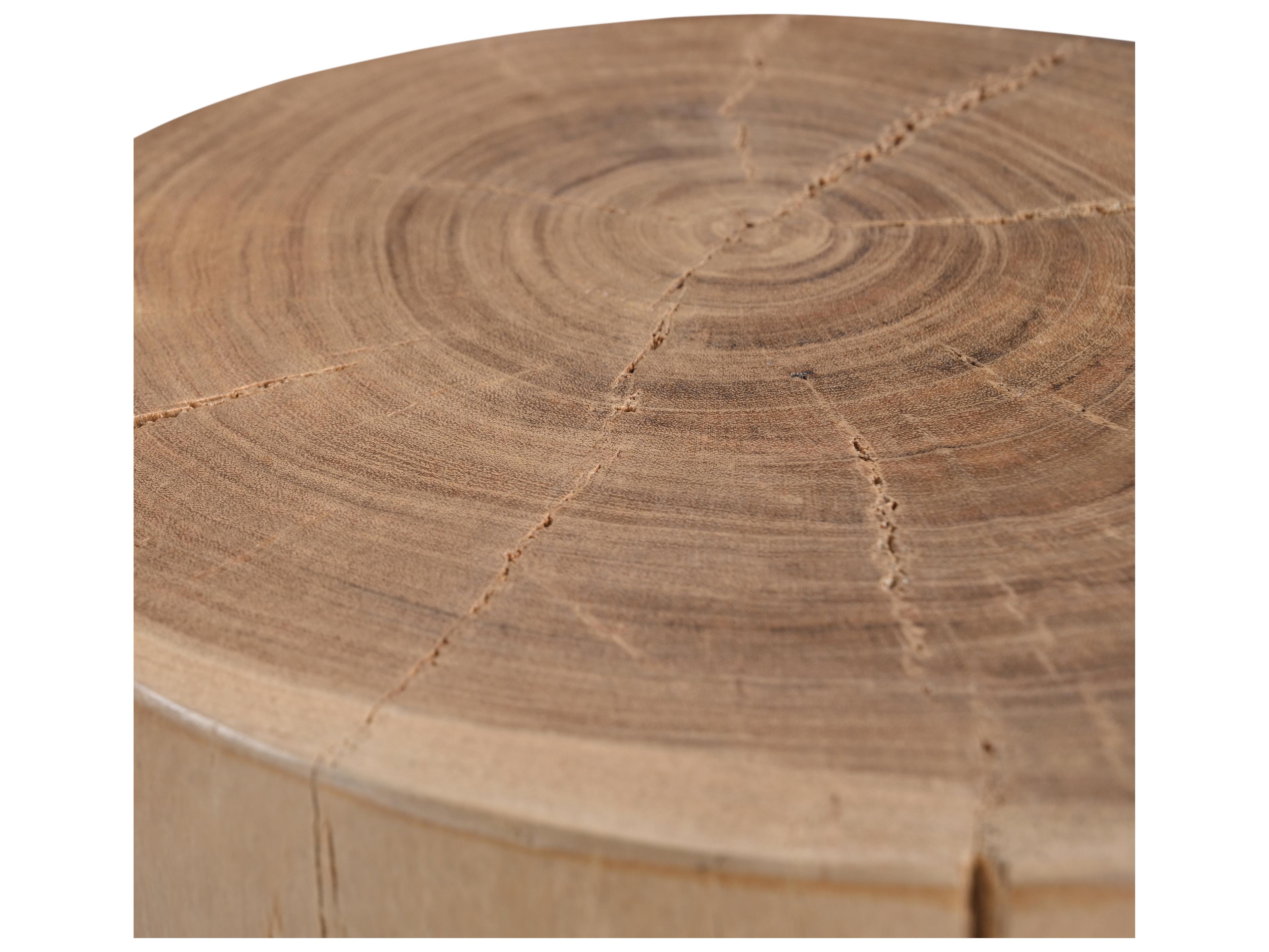 Urbia Naturals Patcharee Natural Brown Accent Stool