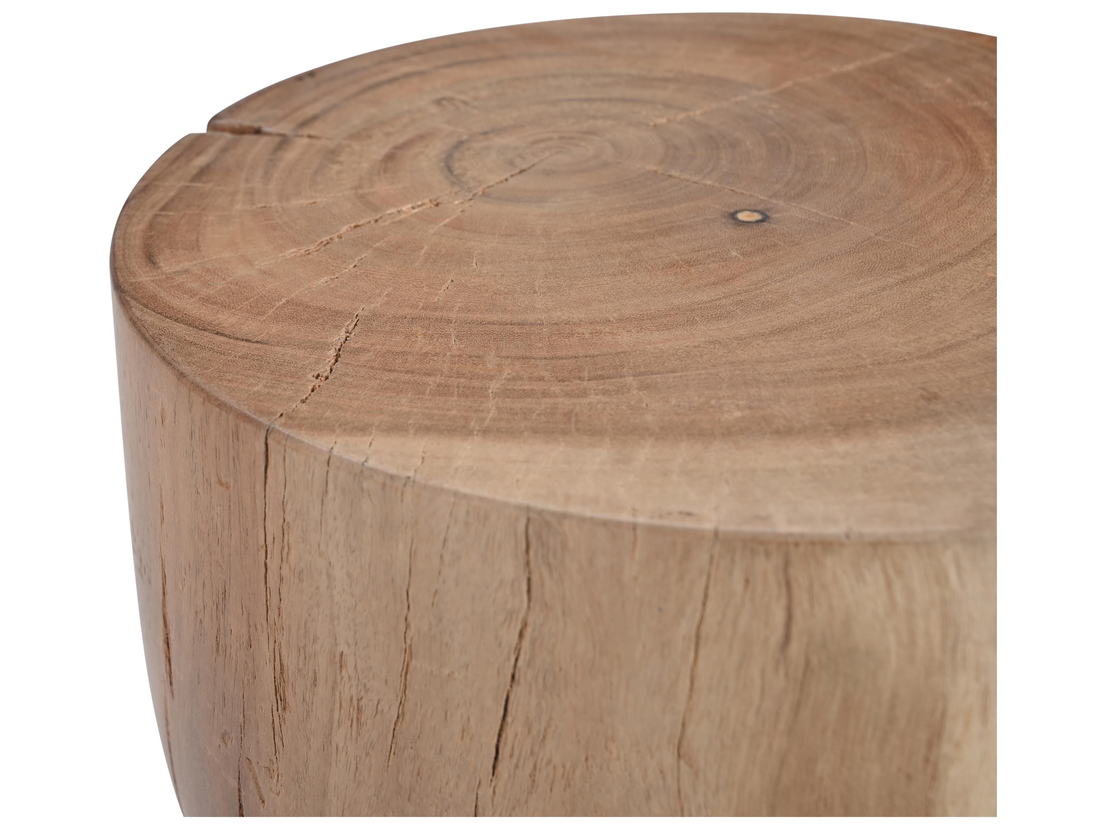 Urbia Naturals Pensri Natural Brown Accent Stool