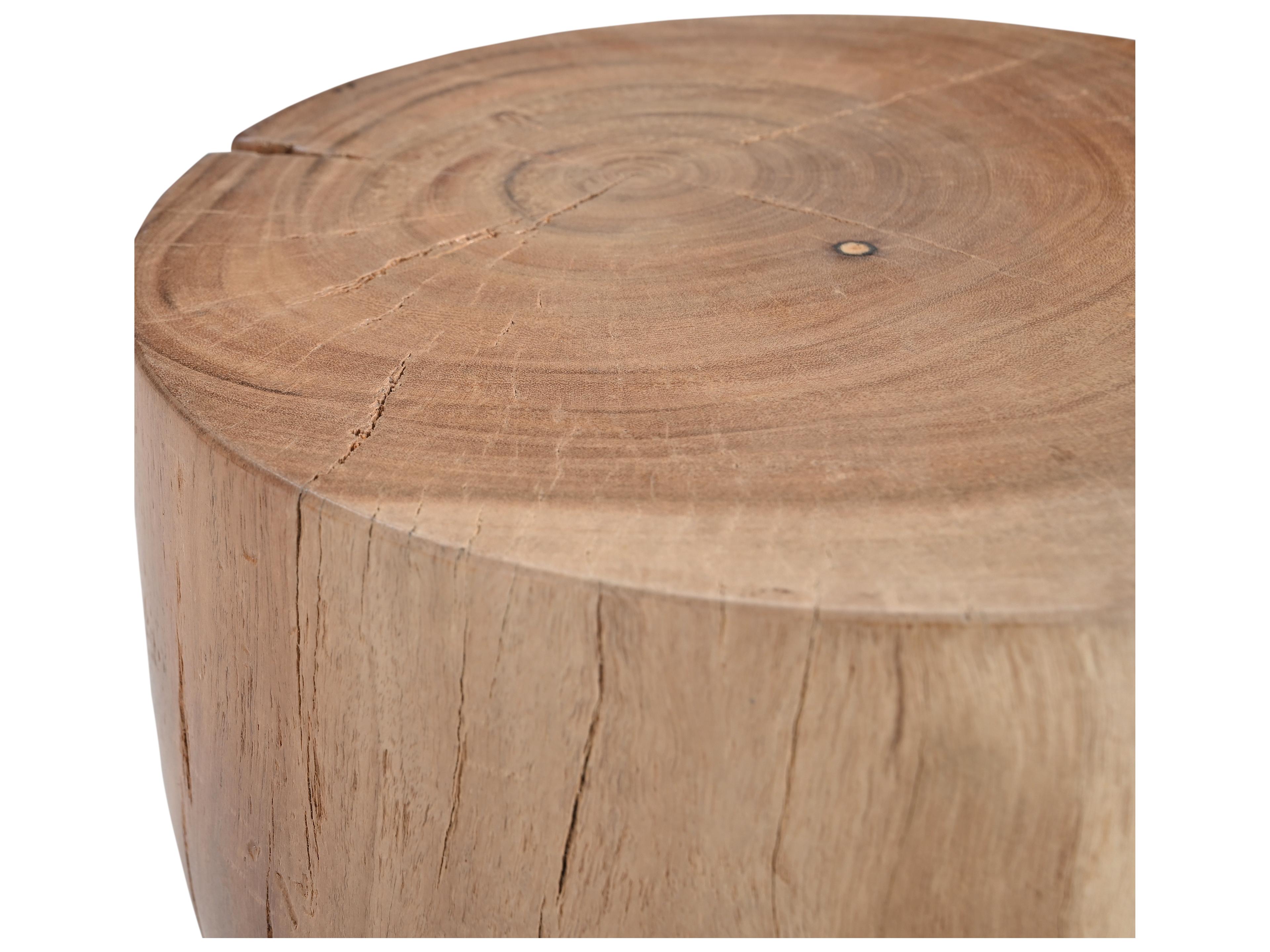 Urbia Naturals Pensri Natural Brown Accent Stool
