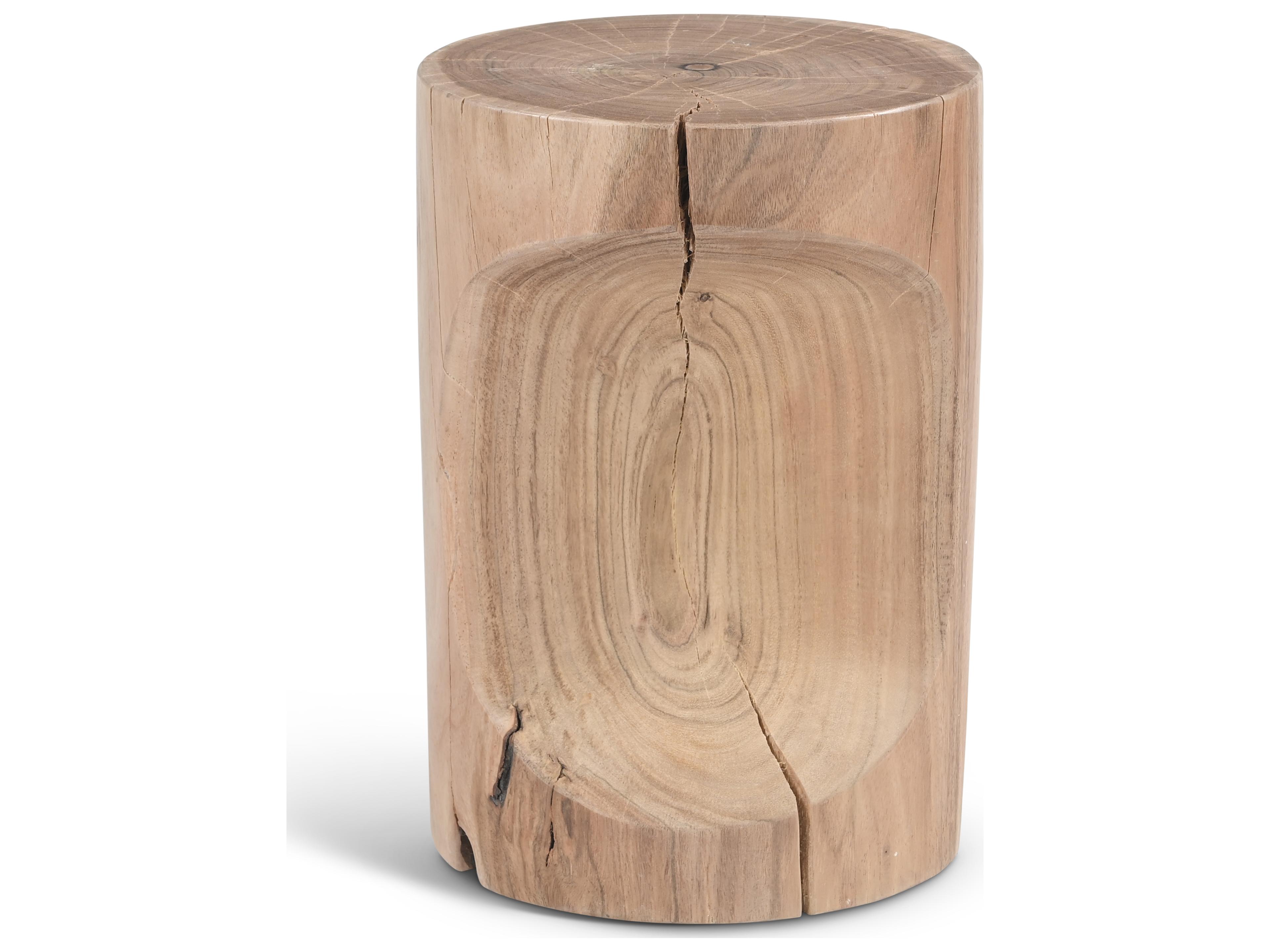 Urbia Naturals Prisana Natural Beige Accent Stool