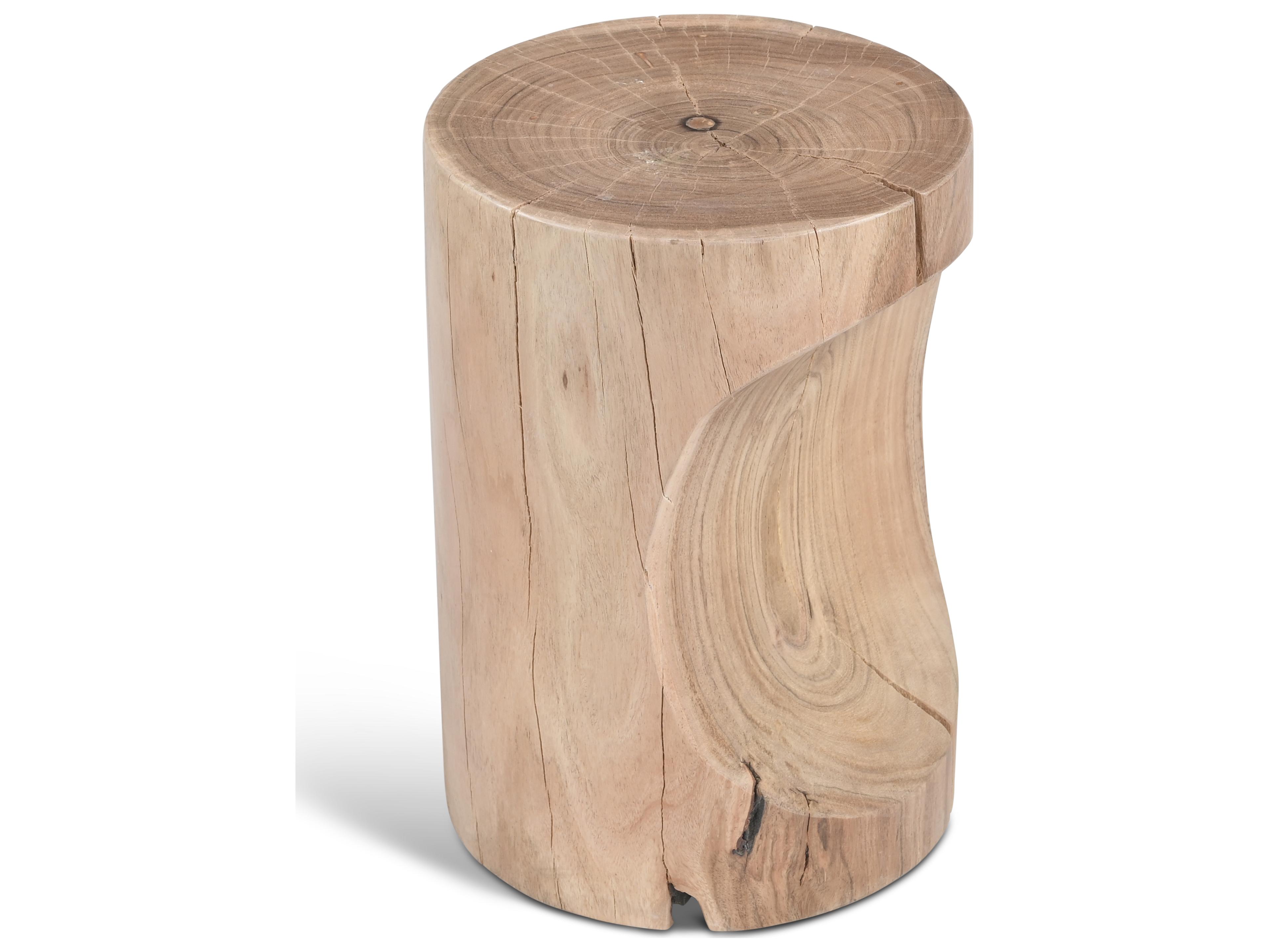 Urbia Naturals Prisana Natural Beige Accent Stool