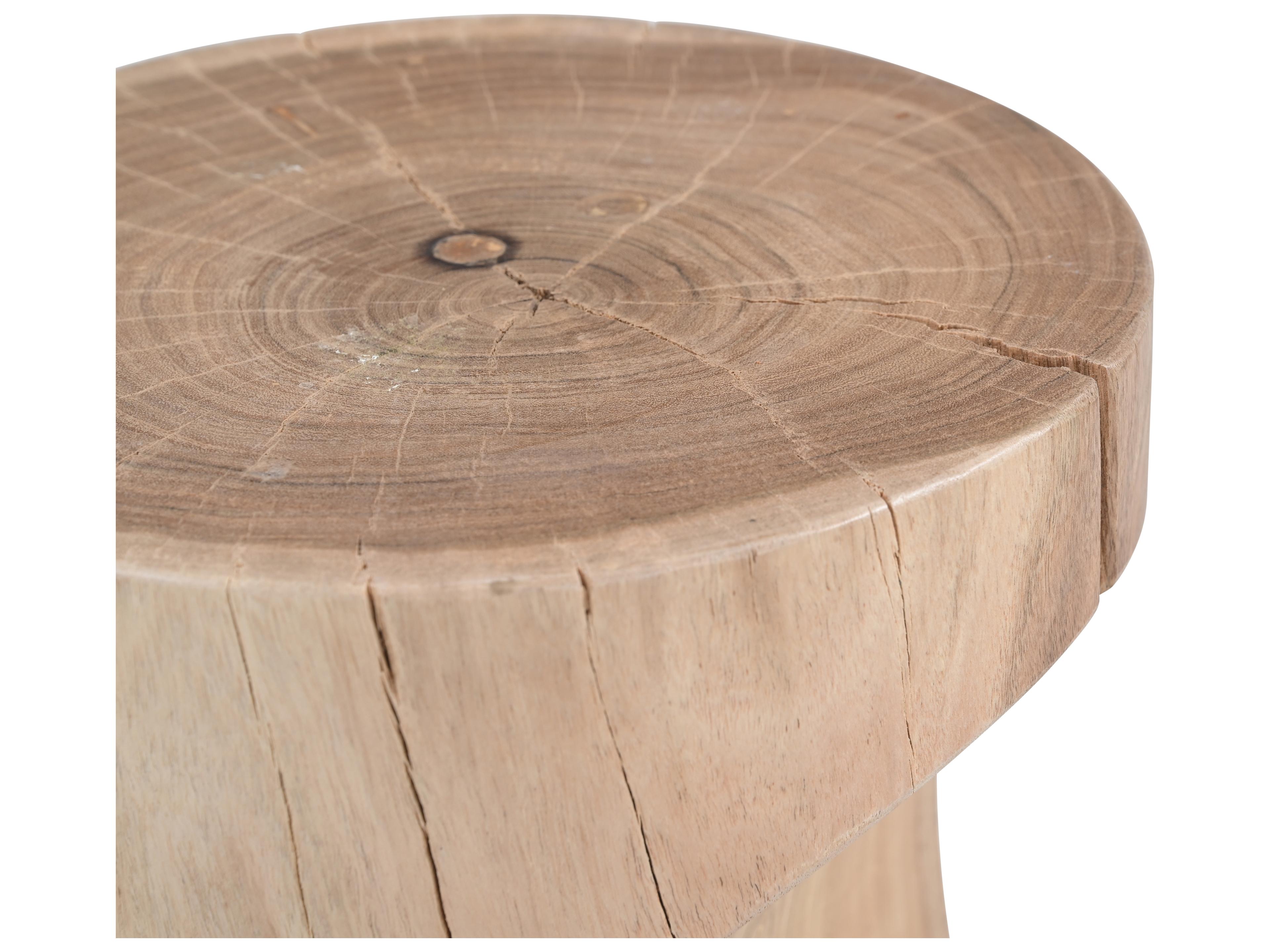 Urbia Naturals Prisana Natural Beige Accent Stool