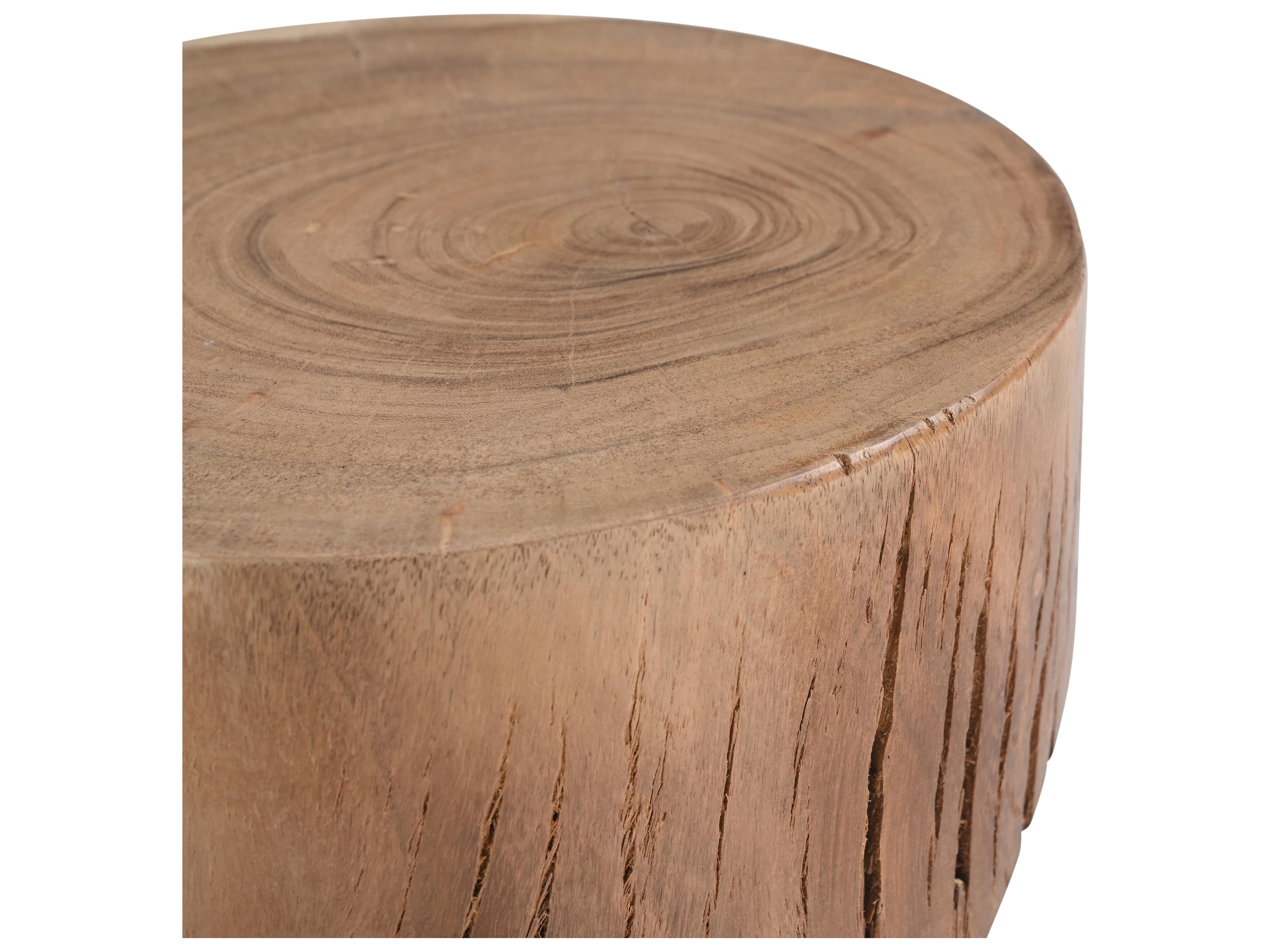 Urbia Naturals Anchali Natural Brown Accent Stool