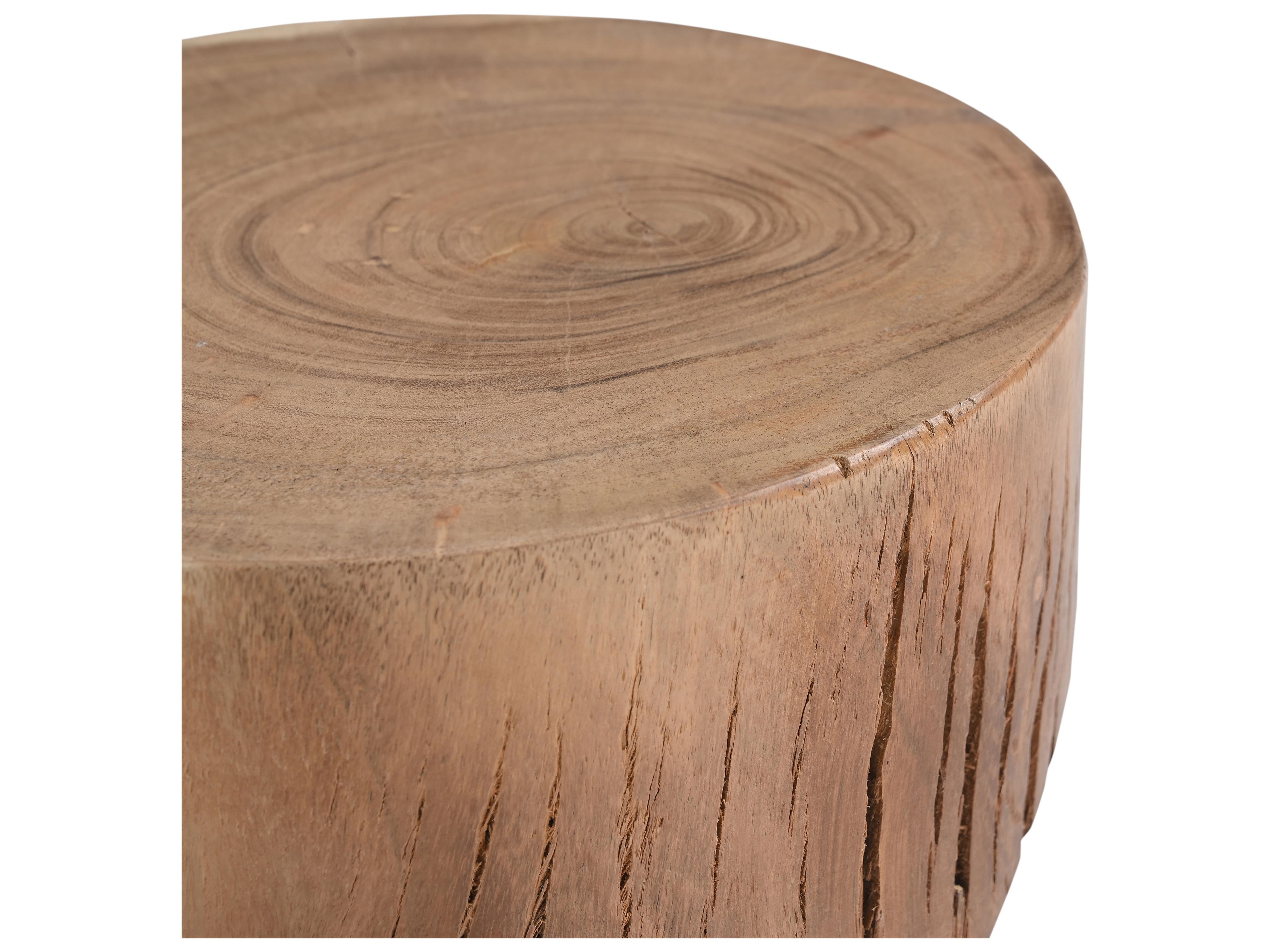 Urbia Naturals Anchali Natural Brown Accent Stool