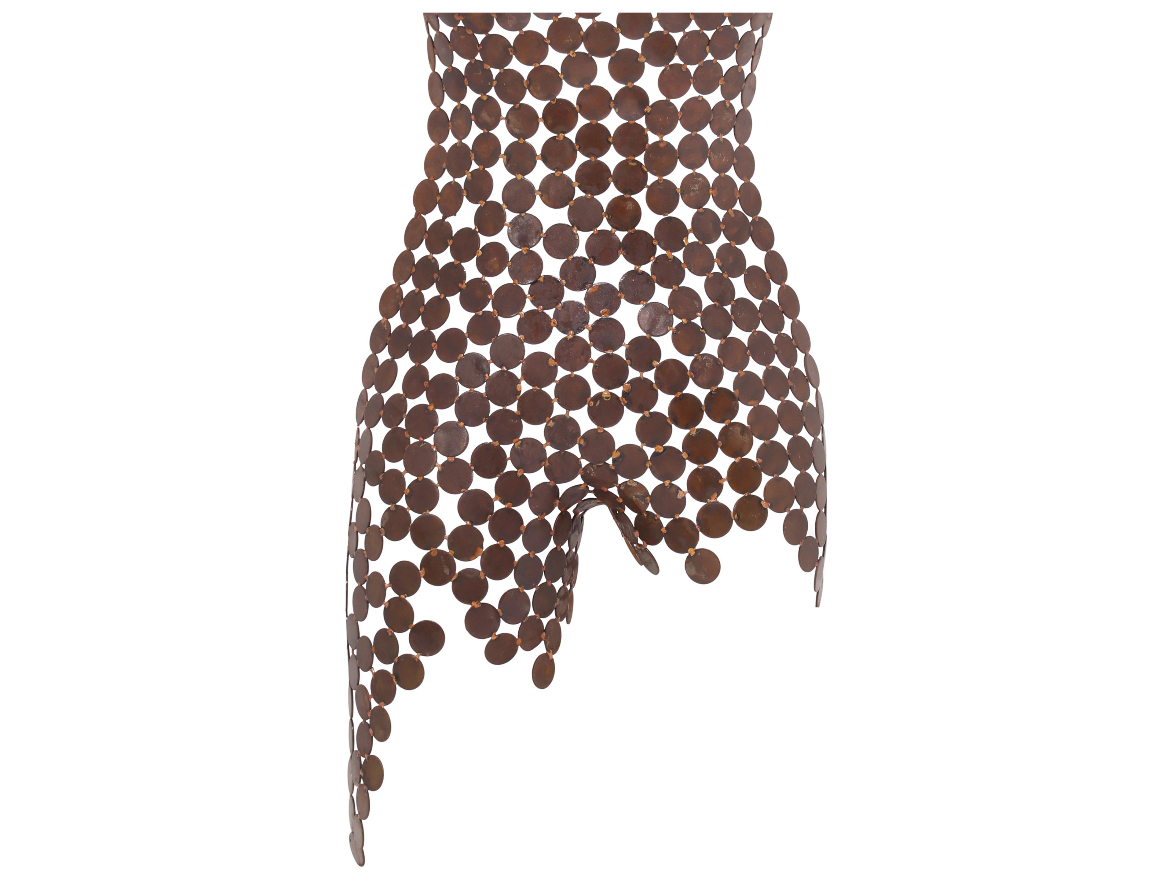 Urbia Naturals Faux Rust Female Torso 3D Wall Art