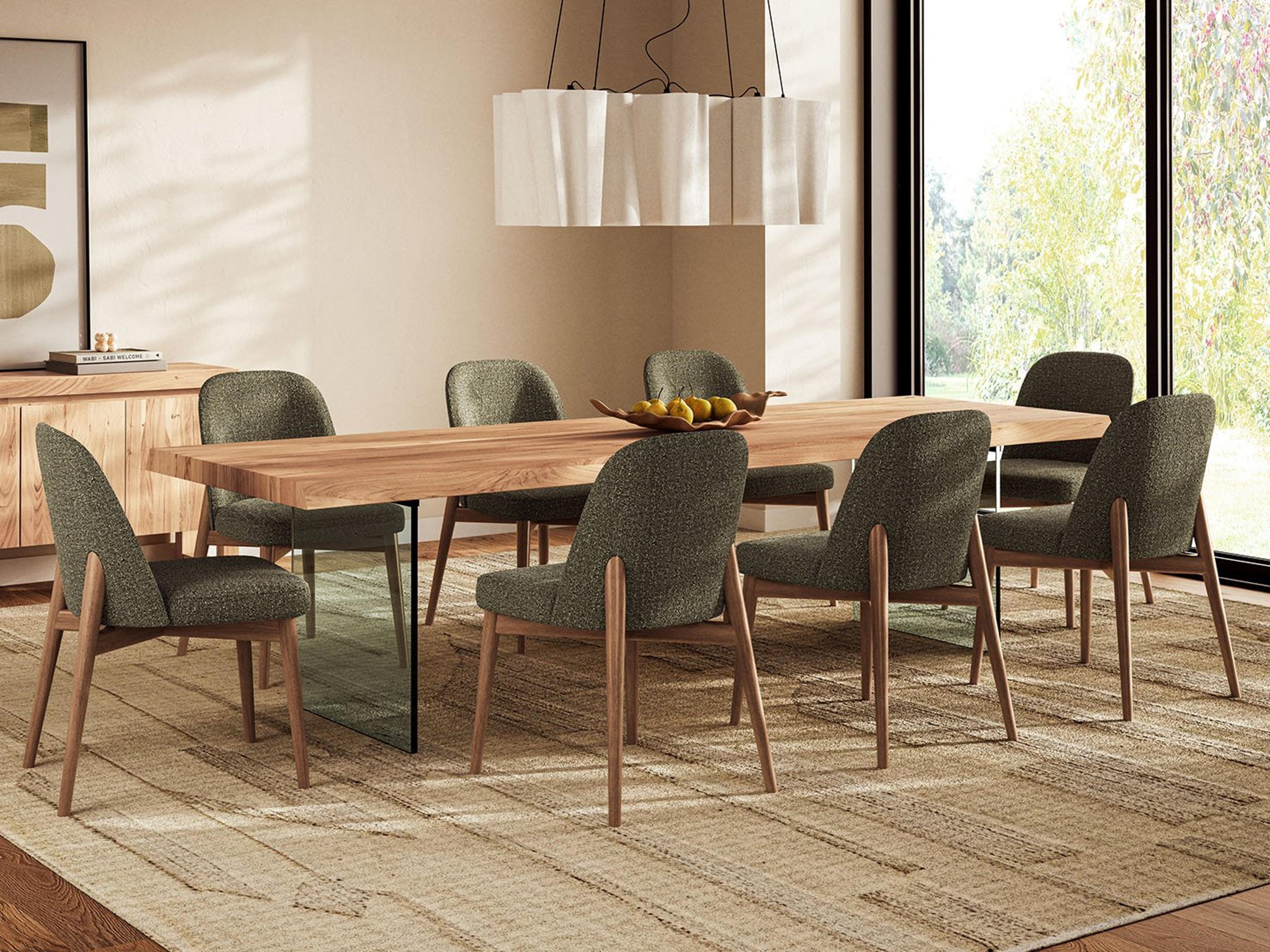 Tonia Brown Acacia Wood Dining Room Set