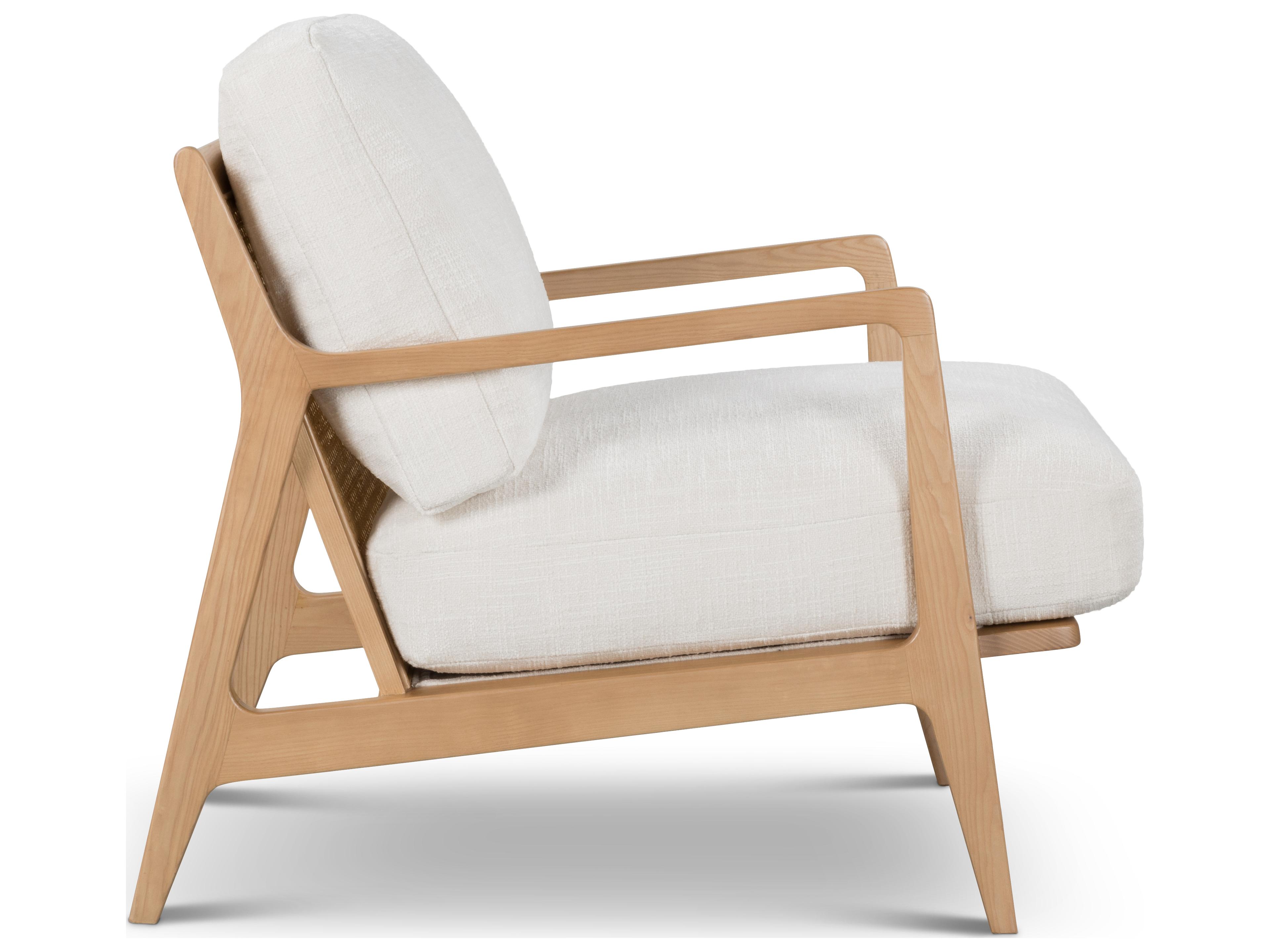 Urbia Carmelo Oak Upholstered Accent Chair