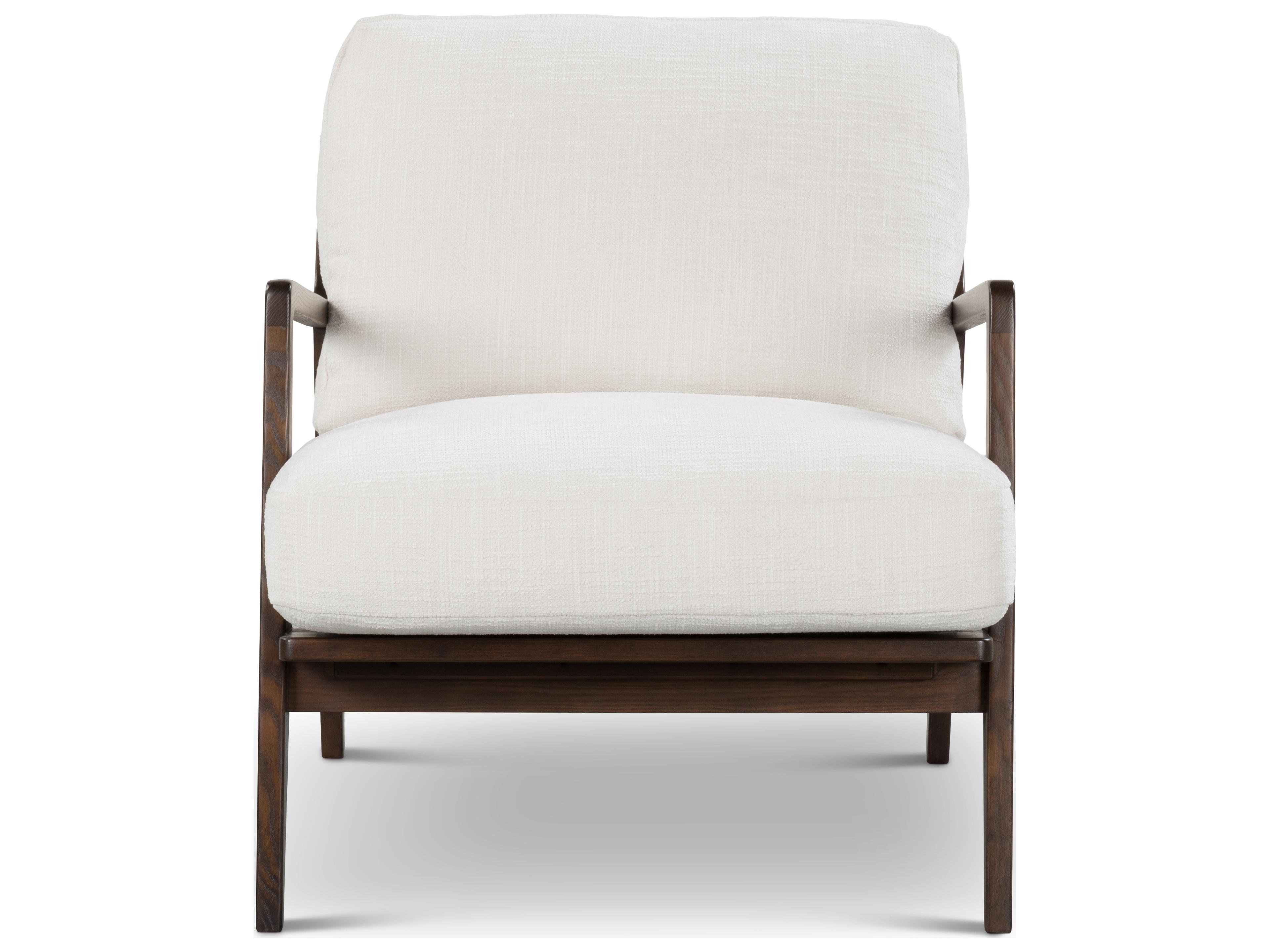 Urbia Carmelo Walnut Upholstered Accent Chair