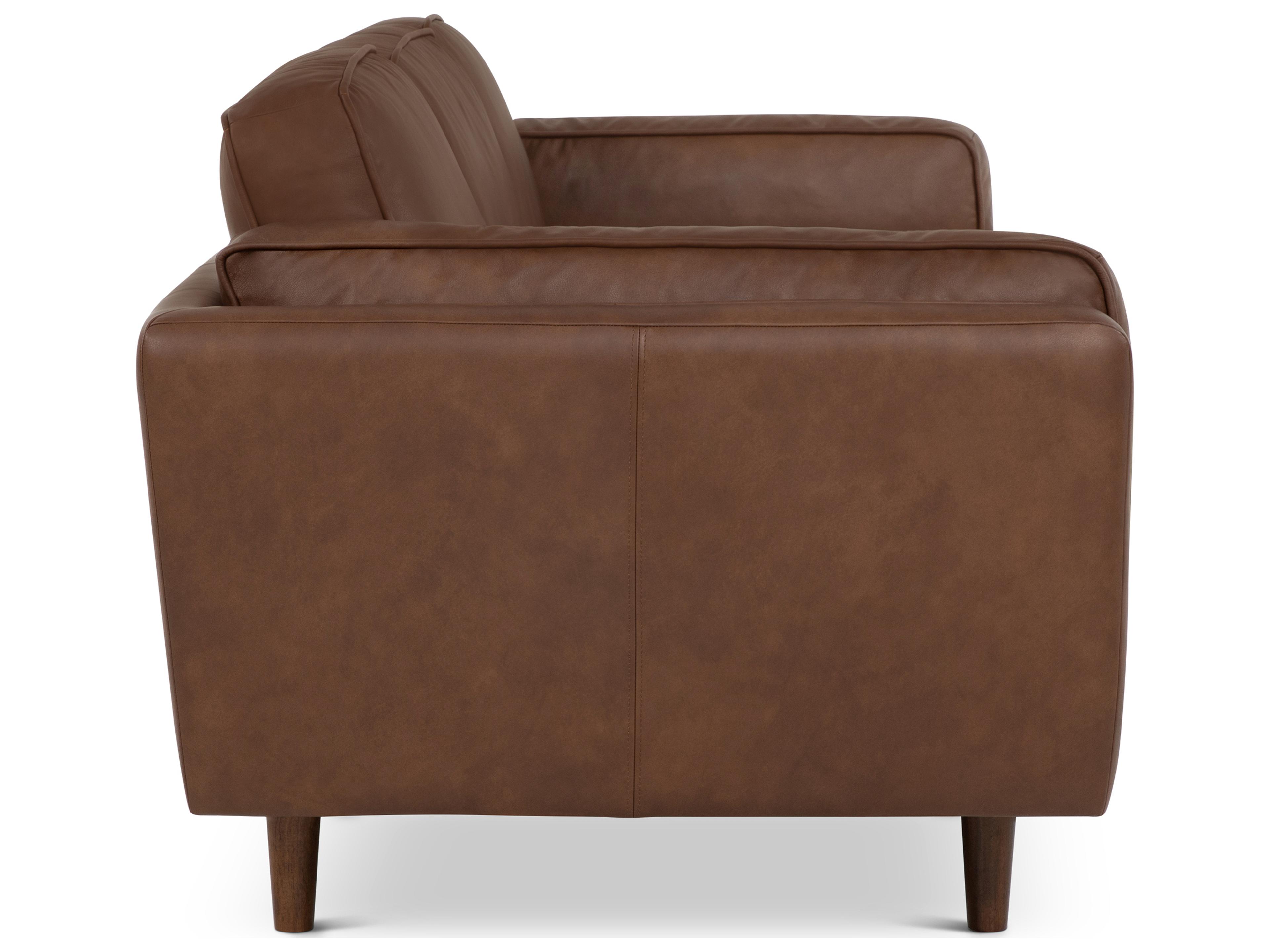 Urbia Brooklyn Dark Brown Leather Sofa