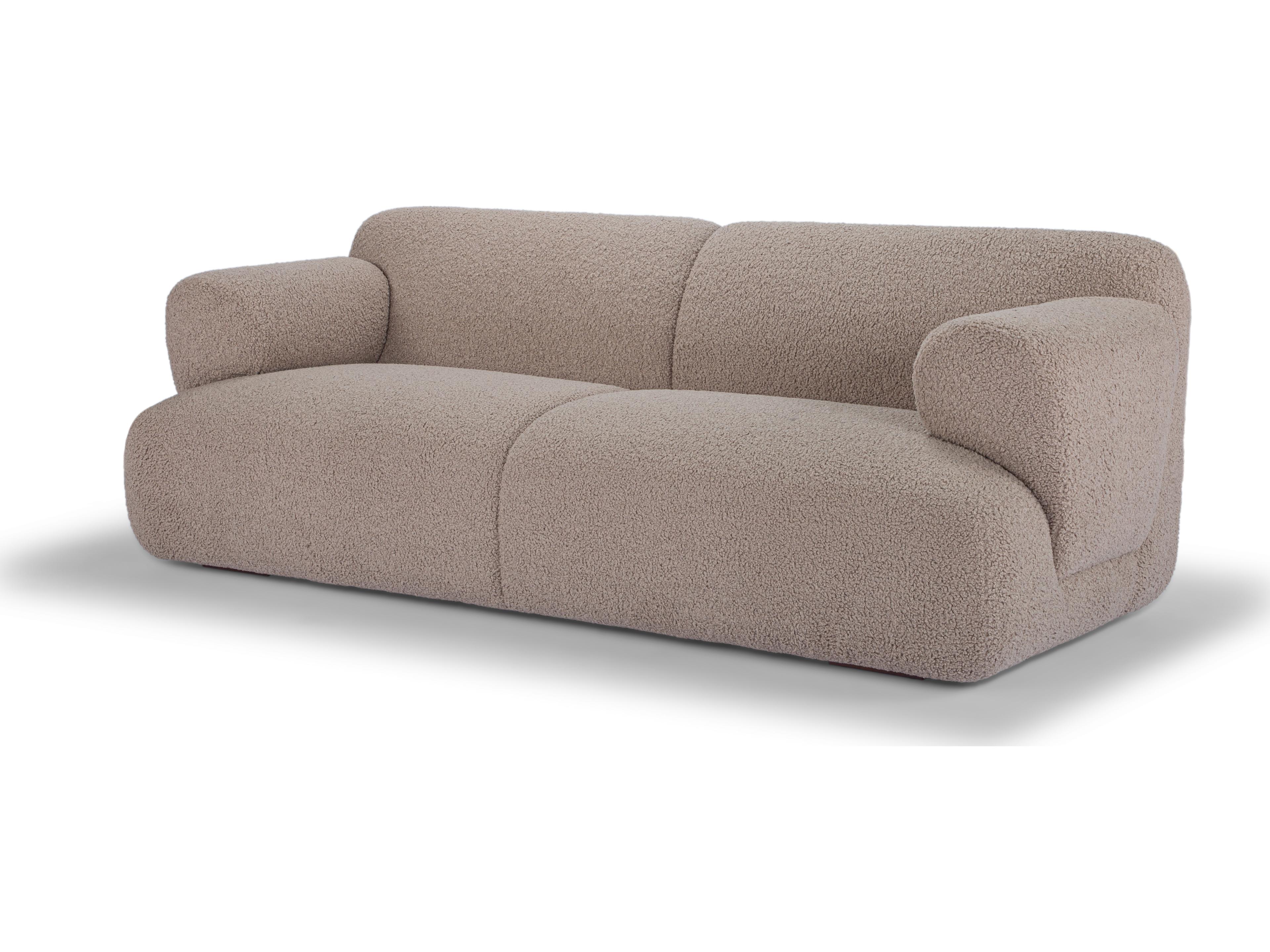 Urbia Metro Kuma Camel Brown Upholstered Sofa