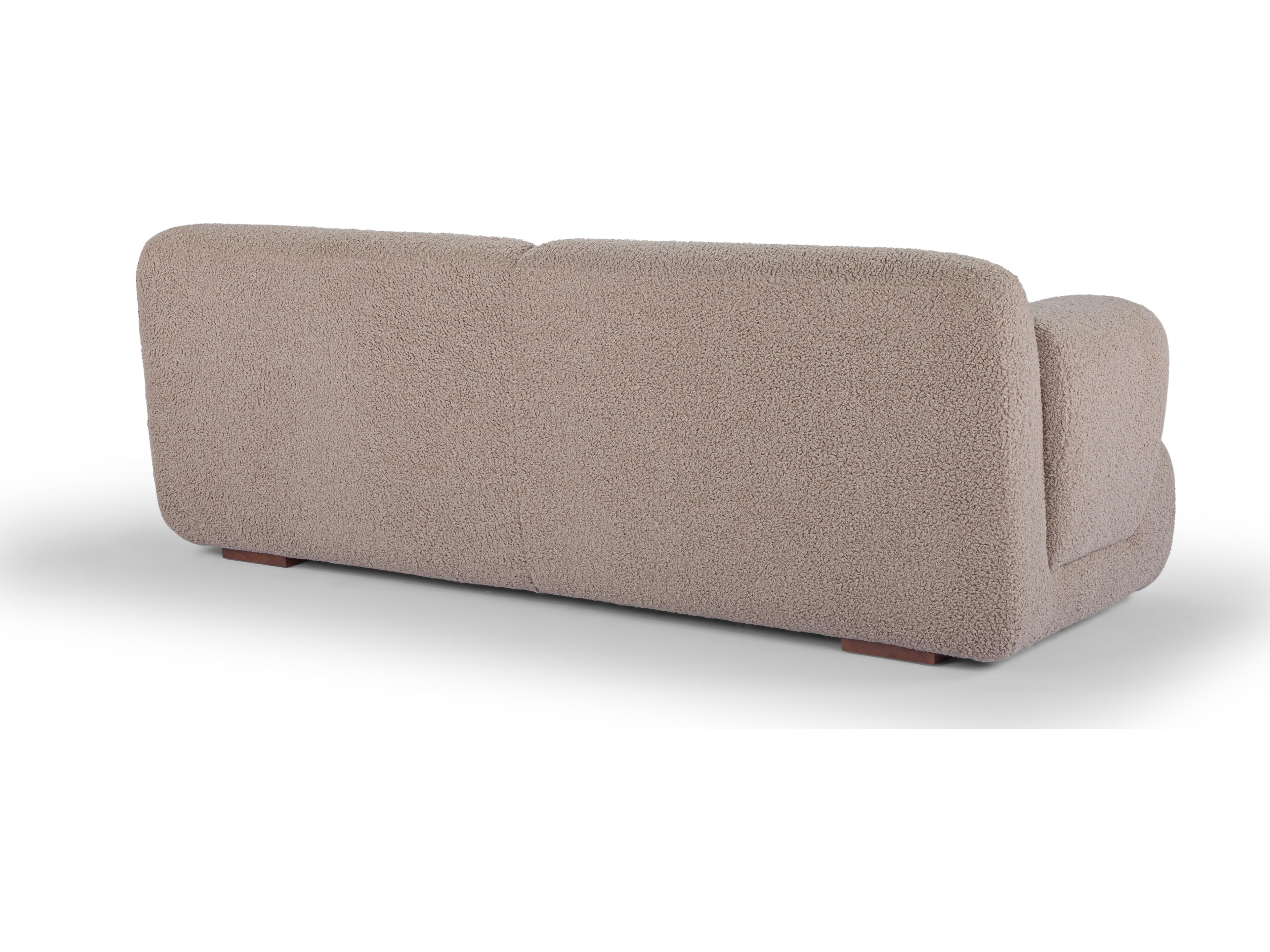 Urbia Metro Kuma Camel Brown Upholstered Sofa