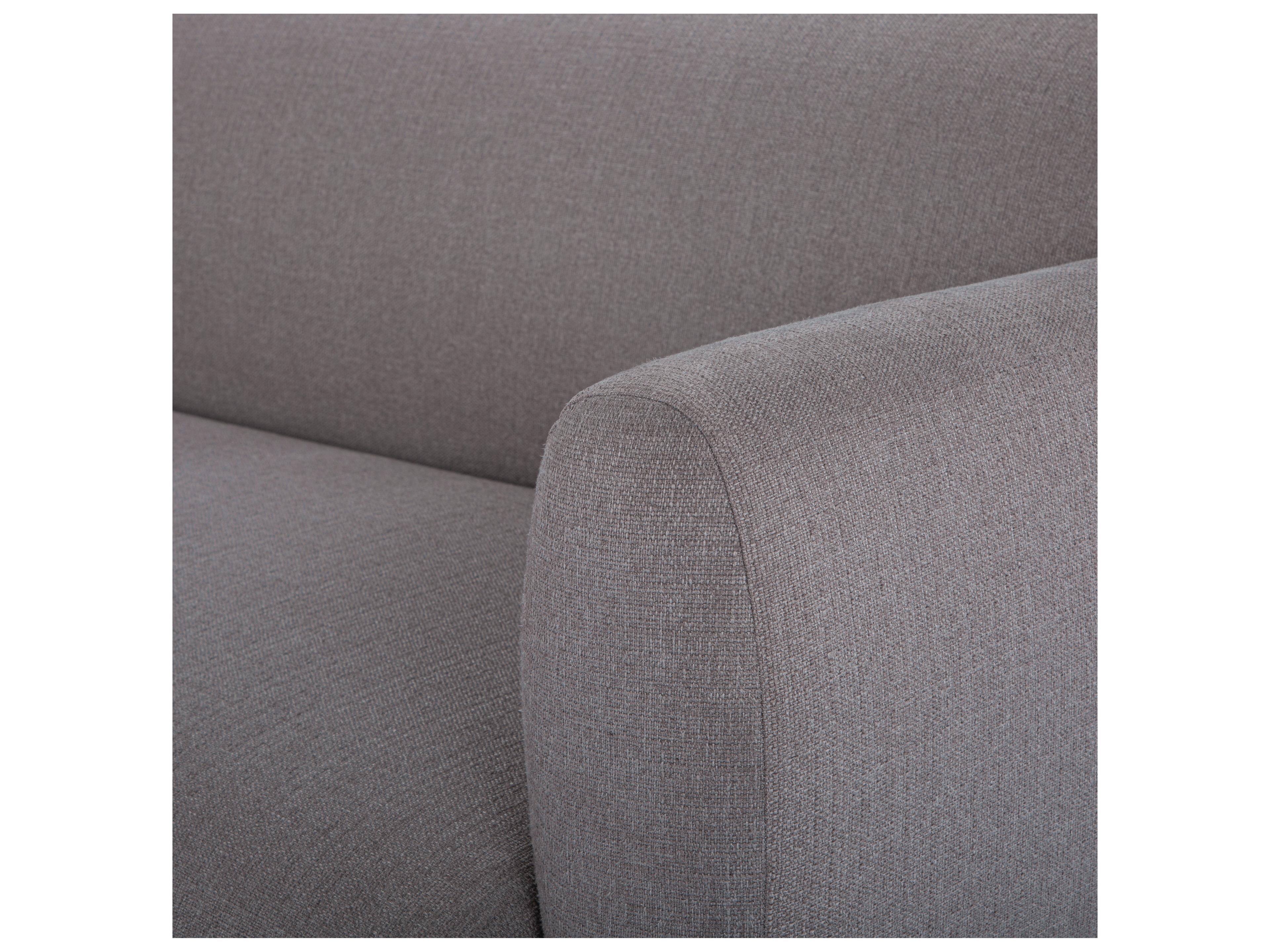 Urbia Metro Tulum Dark Brown Honey Oak Upholstered Sofa