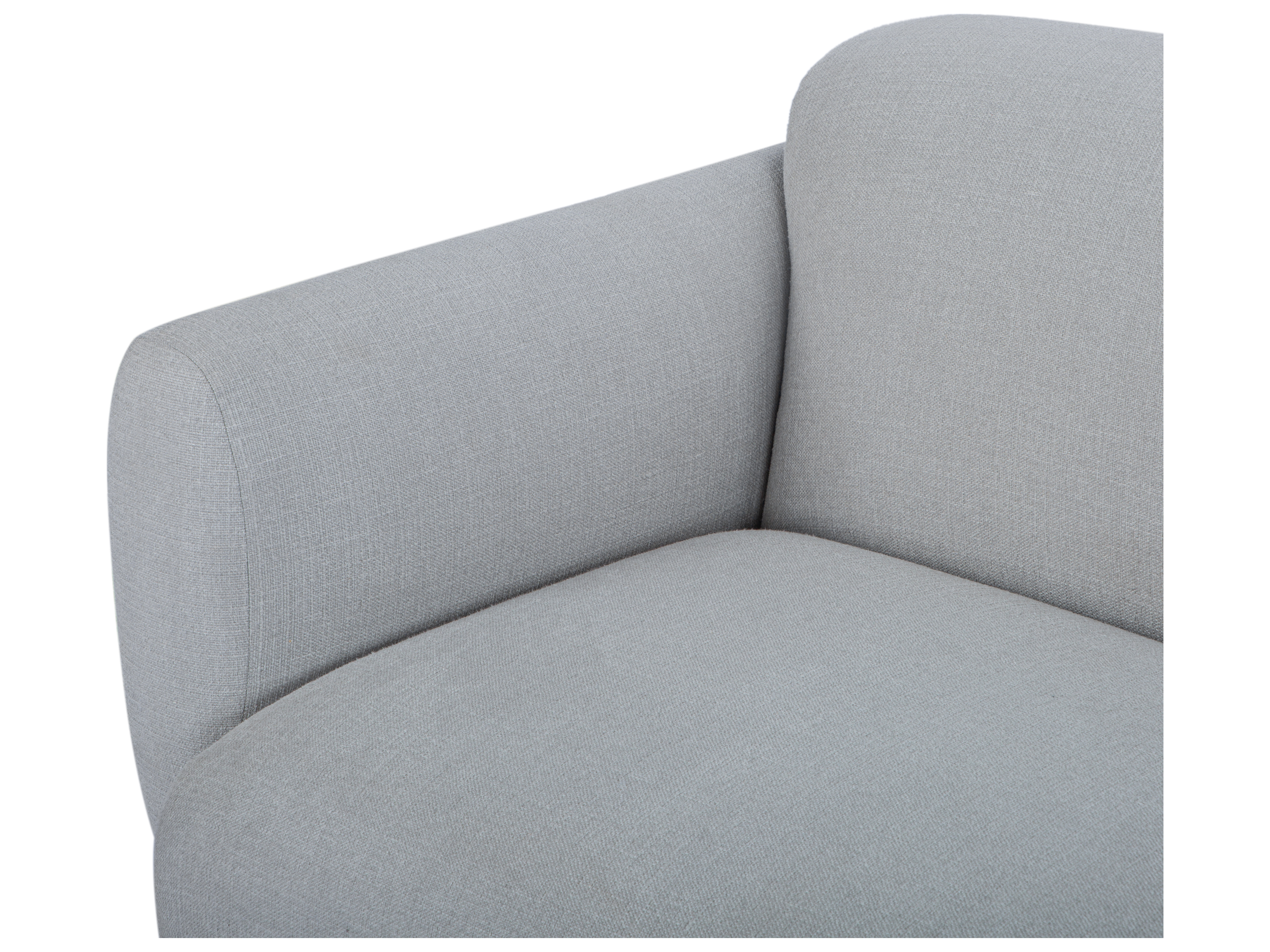 Urbia Metro Tulum Light Gray Honey Oak Upholstered Sofa