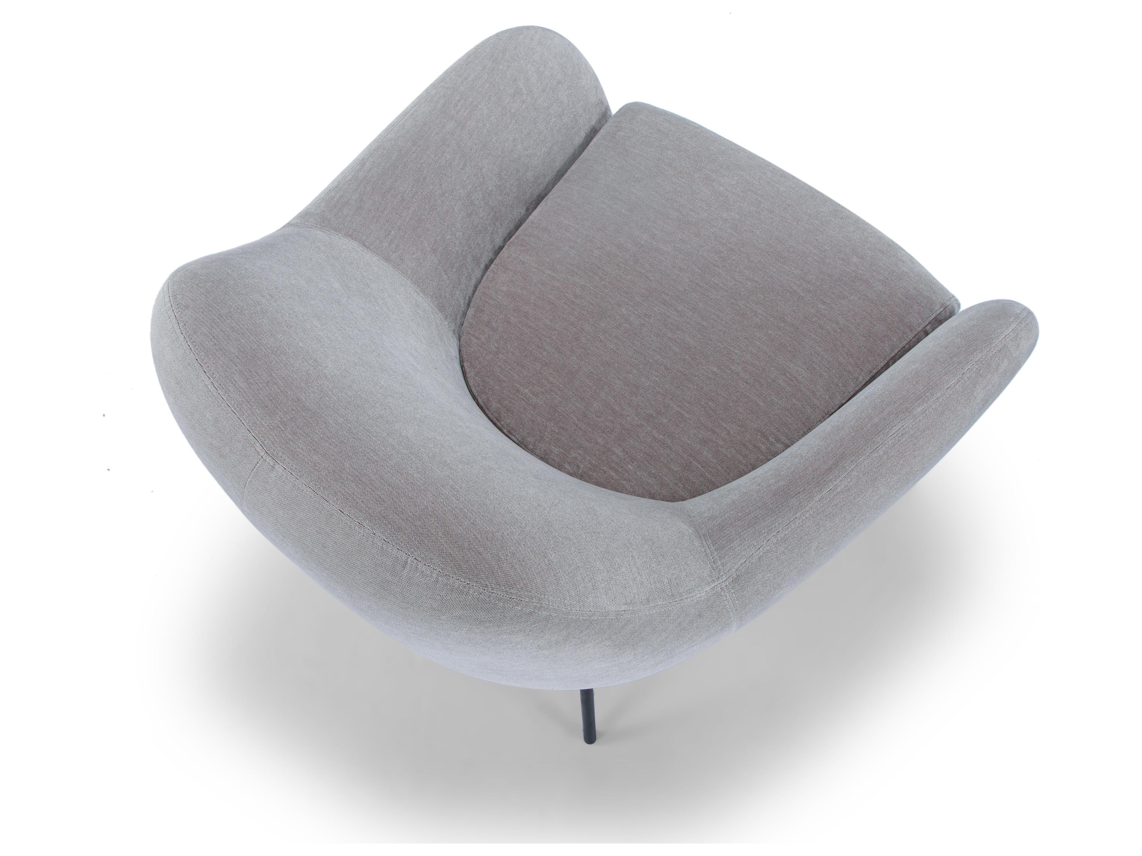 Urbia Metro Gray Accent Chair Zurich