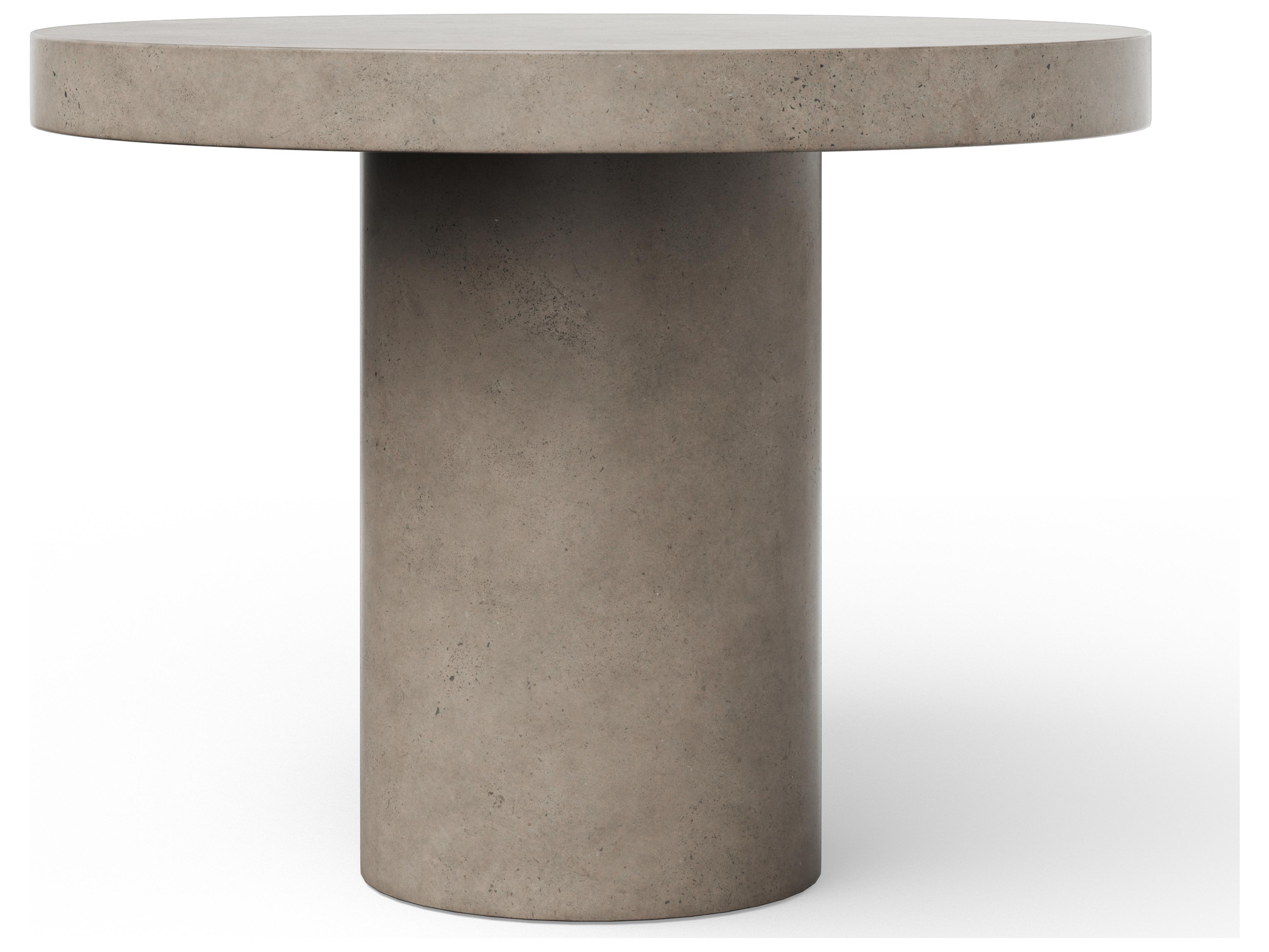 Urbia Mixx Circa Concrete Counter Height Dining Table Dia. Dark Grey
