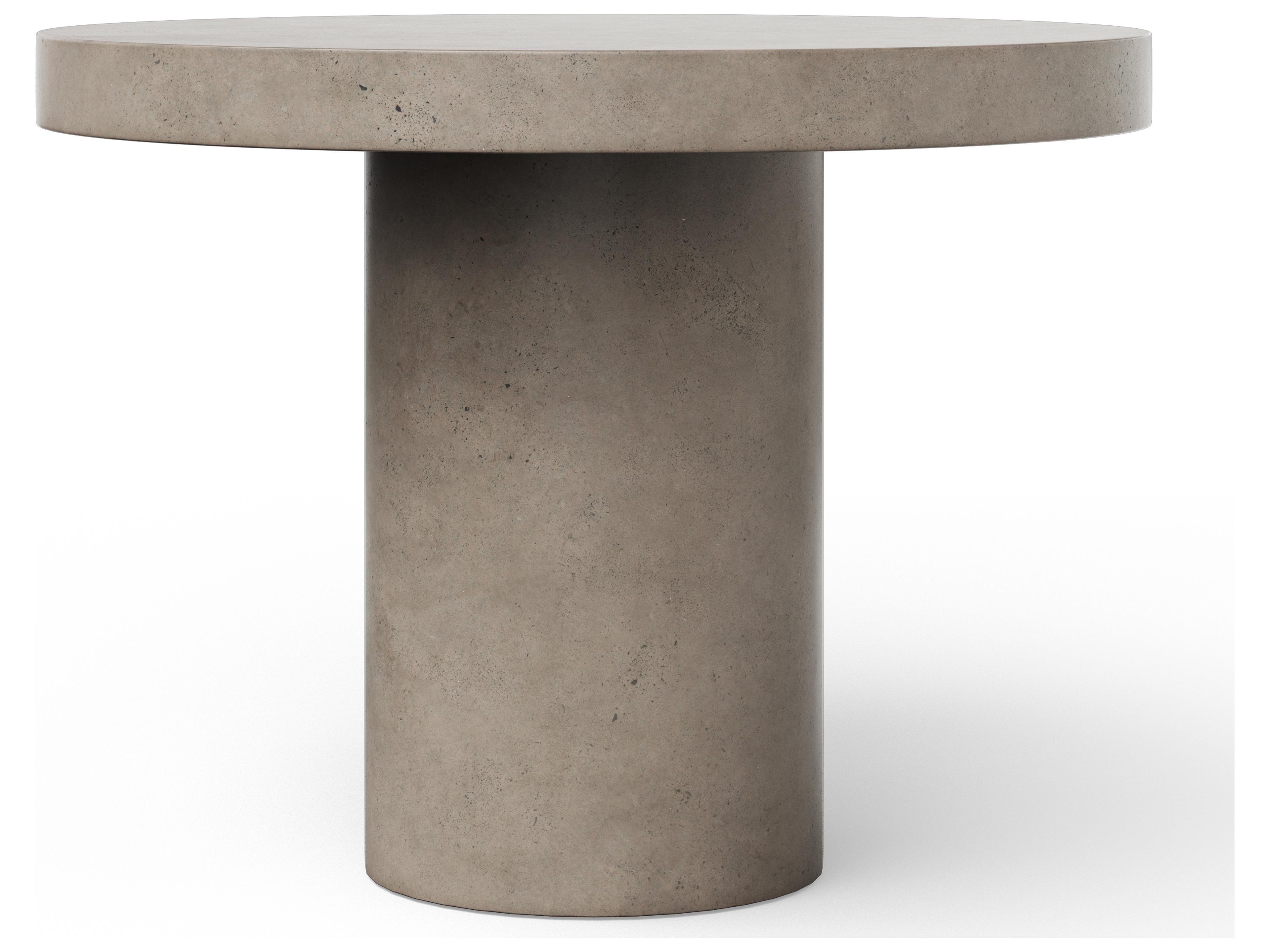 Urbia Mixx Circa Concrete Counter Height Dining Table Dia. Dark Grey