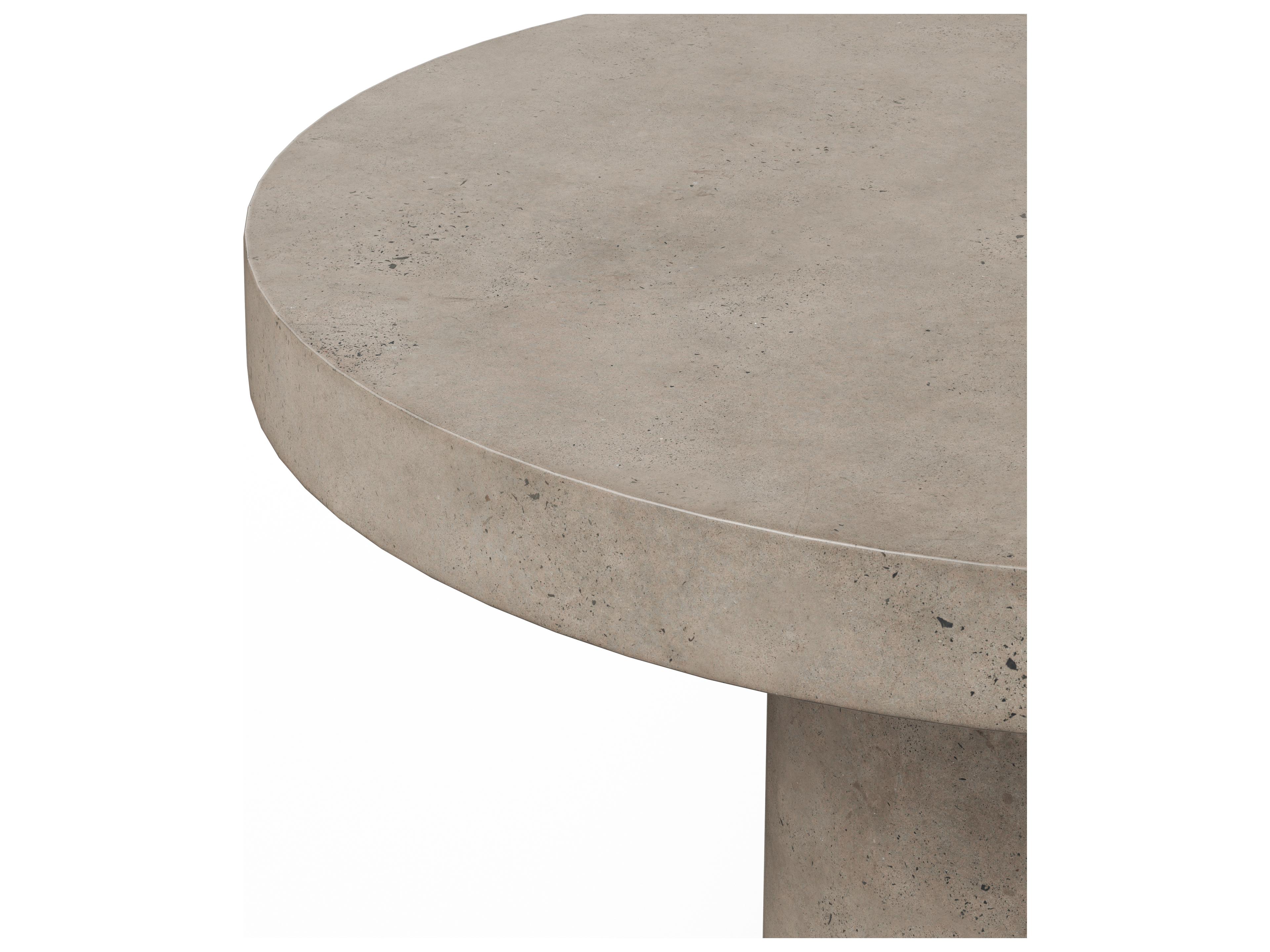 Urbia Mixx Circa Concrete Counter Height Dining Table Dia. Dark Grey