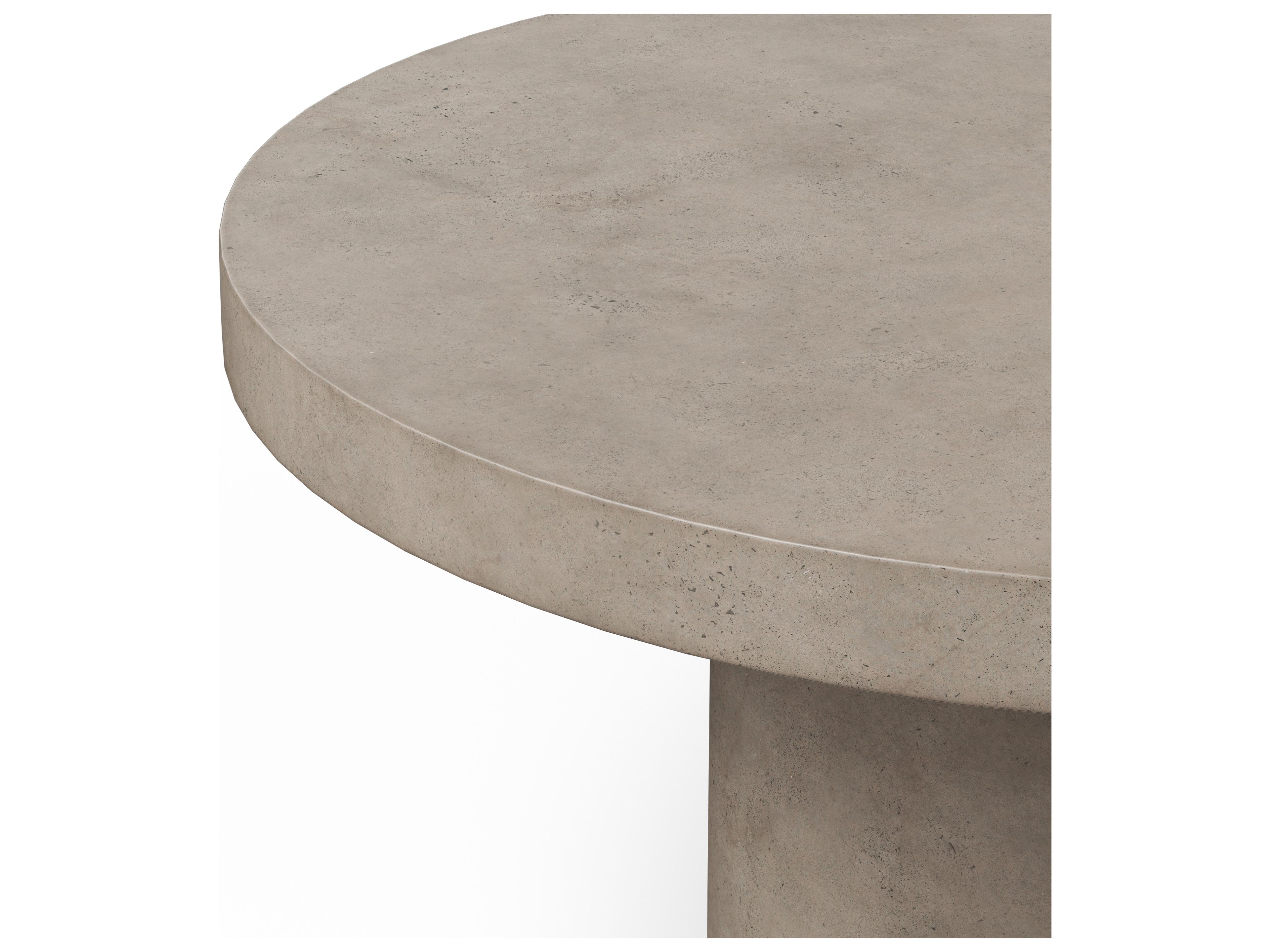 Urbia Mixx Circa Round Stone Dark Grey Dining Table