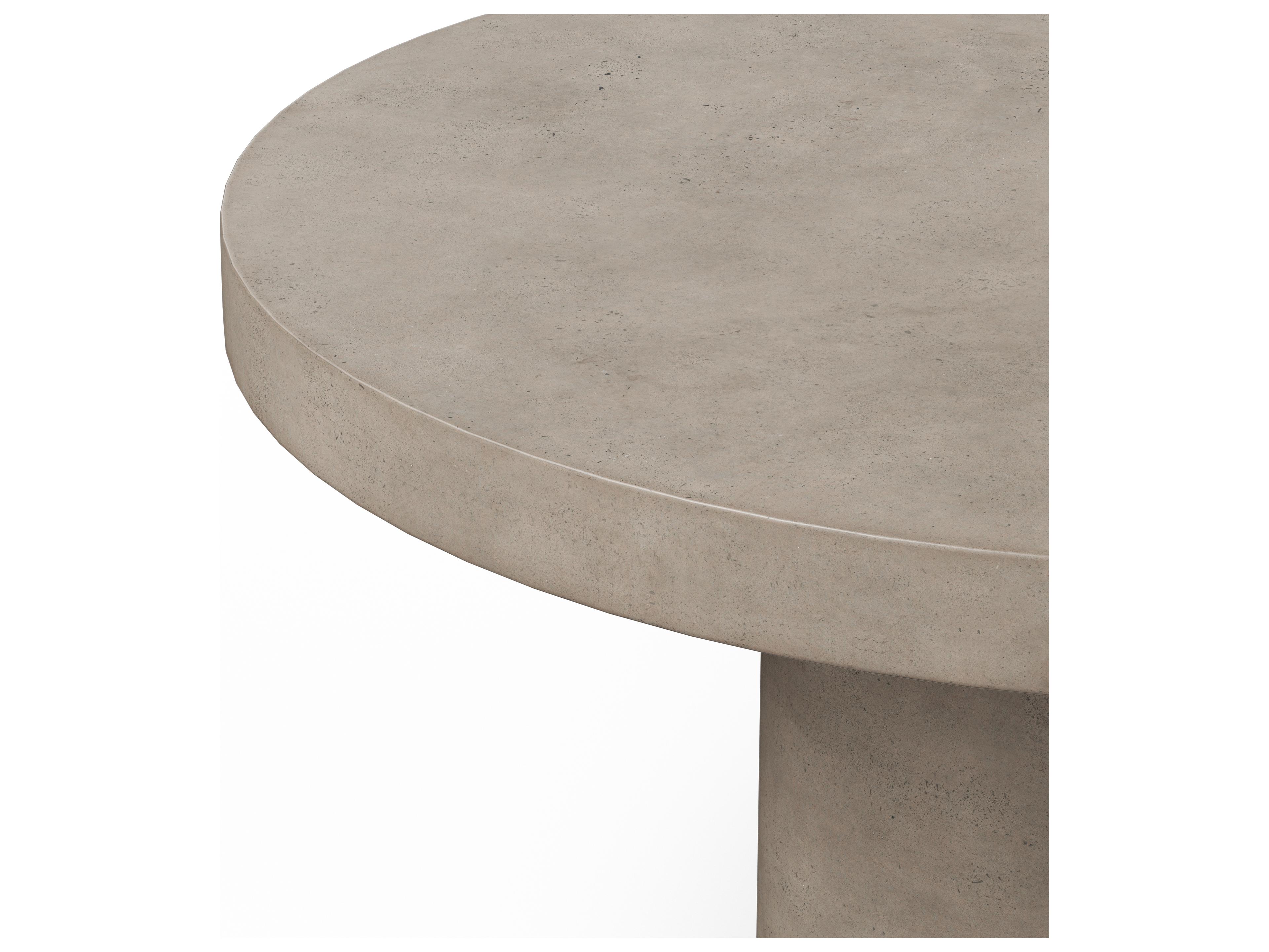 Urbia Mixx Circa Concrete Counter Height Dining Table Dia. Dark Grey