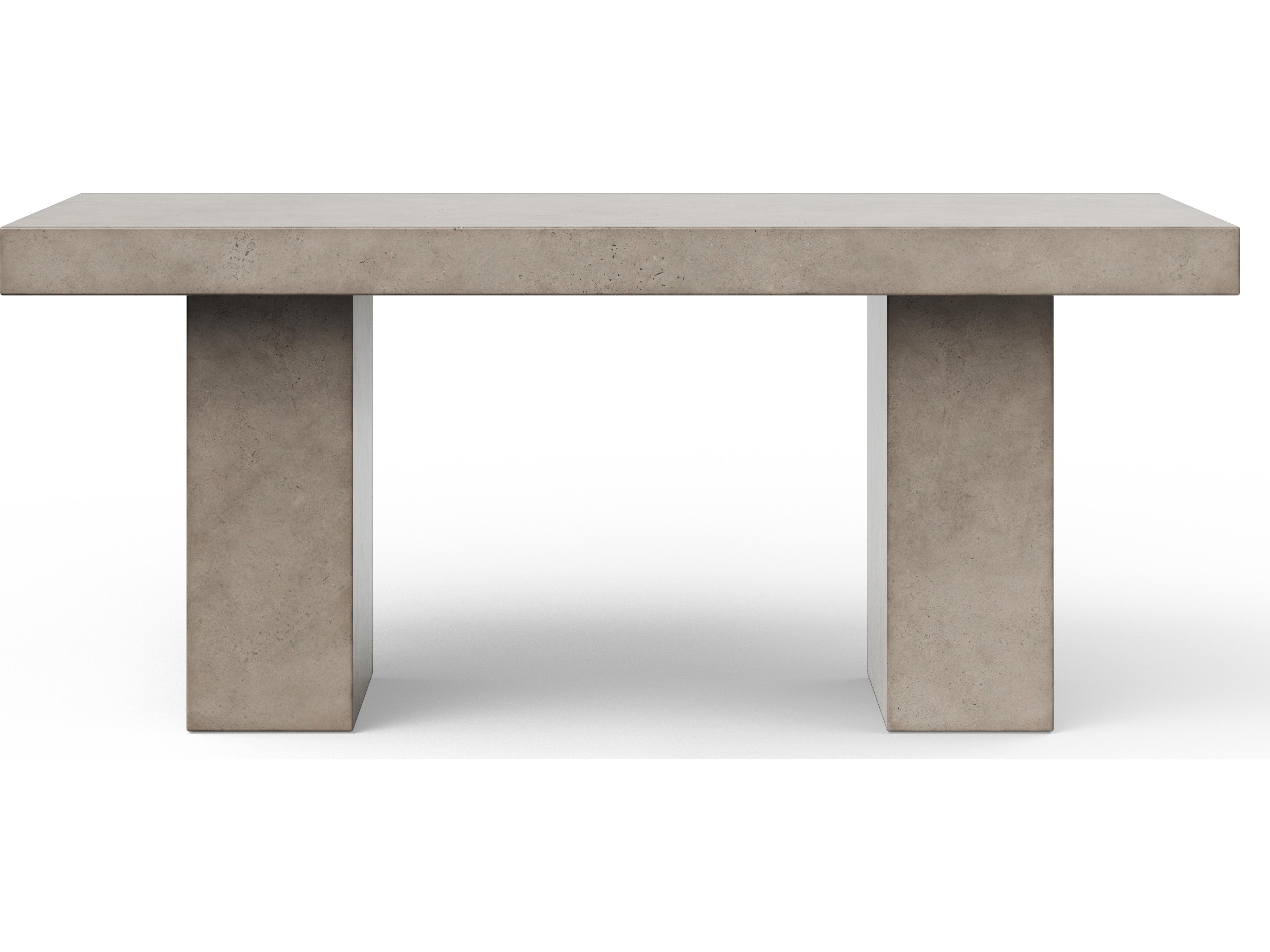 Mixx Elcor Rectangular Stone Dark Grey Dining Table